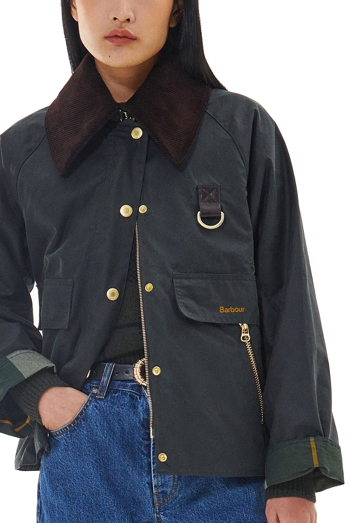 Barbour Giacca cerata Catton Verde
