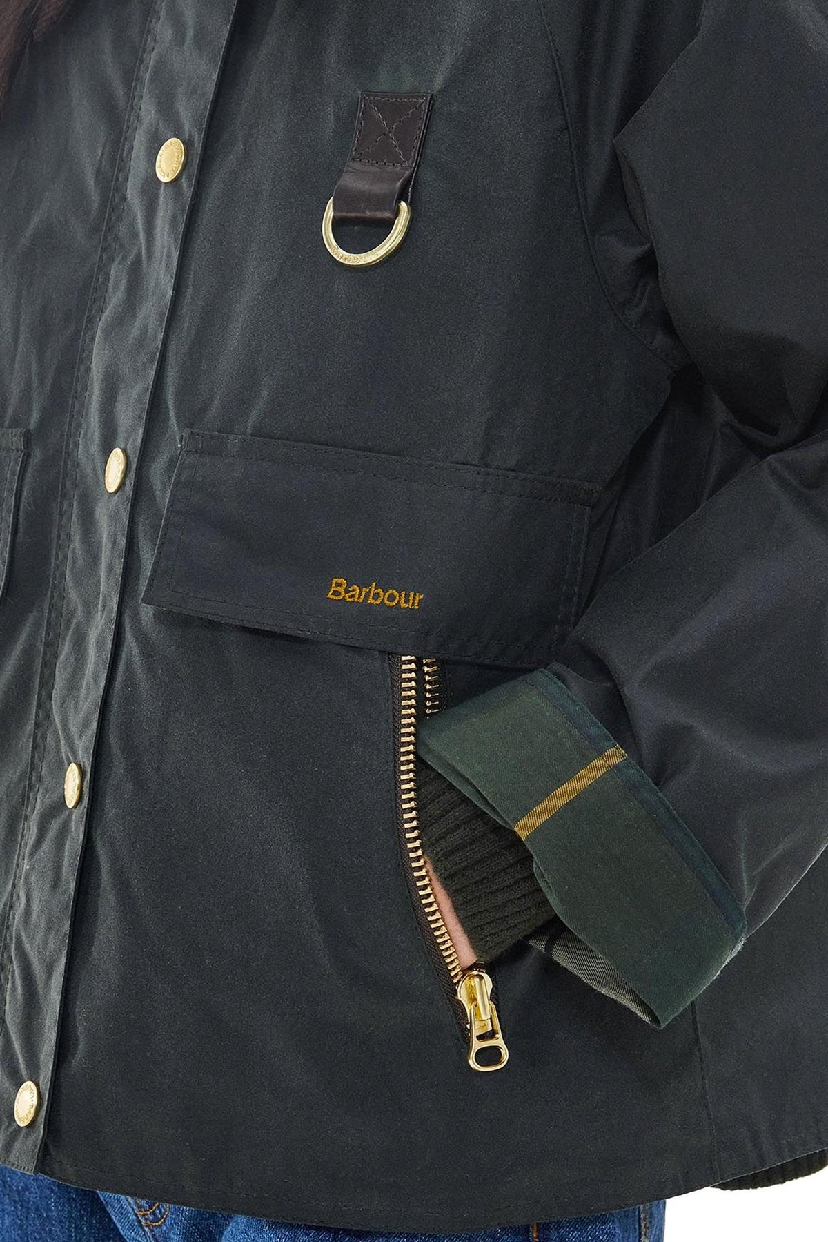 Barbour Giacca cerata Catton Verde