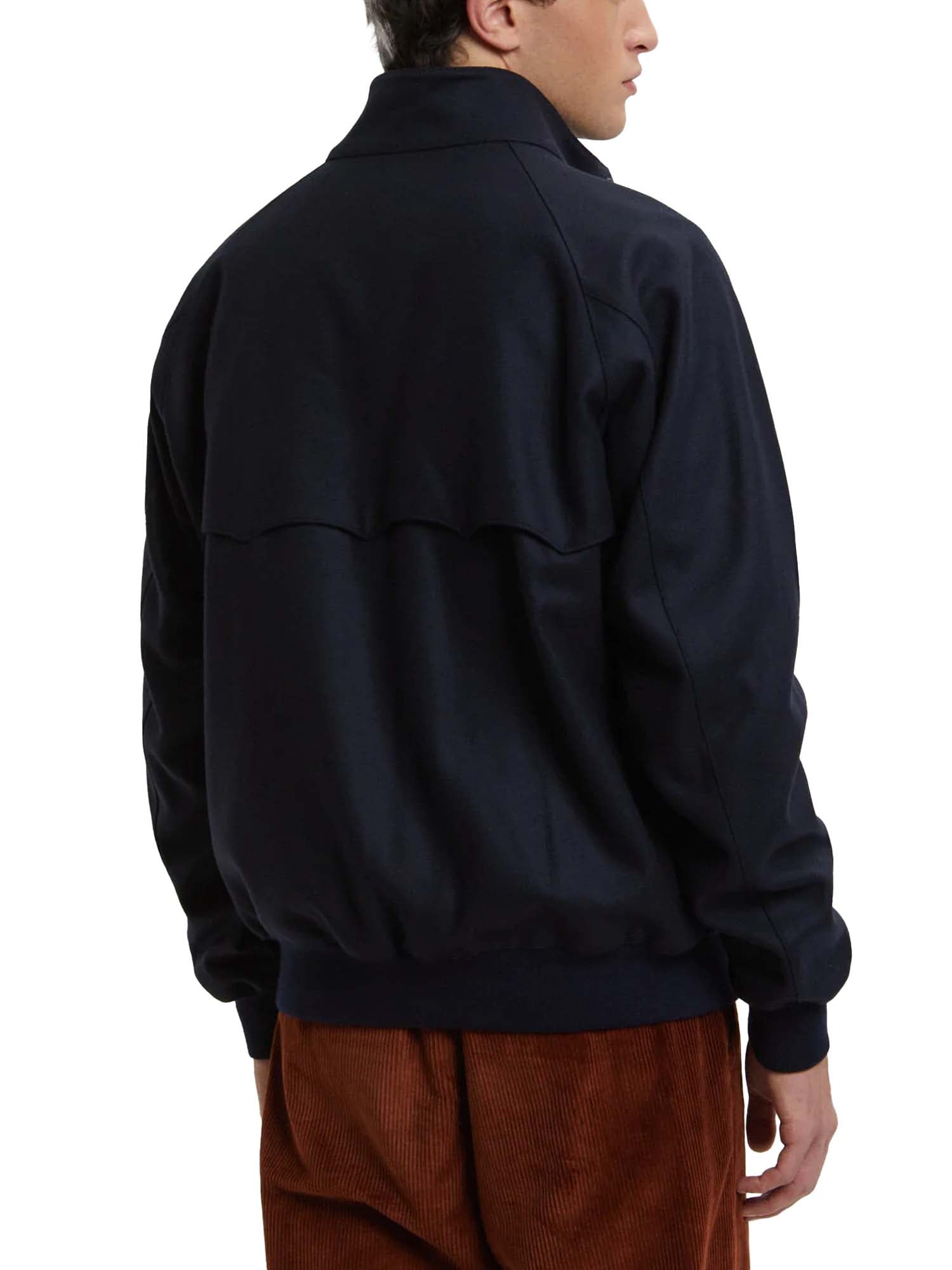 Baracuta Giacca Unpadded G9 Melton Blu