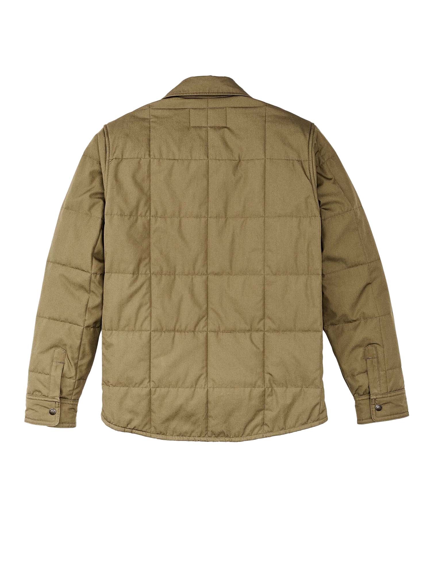Filson Cover Cloth Quilted Jac-Shirt Verde