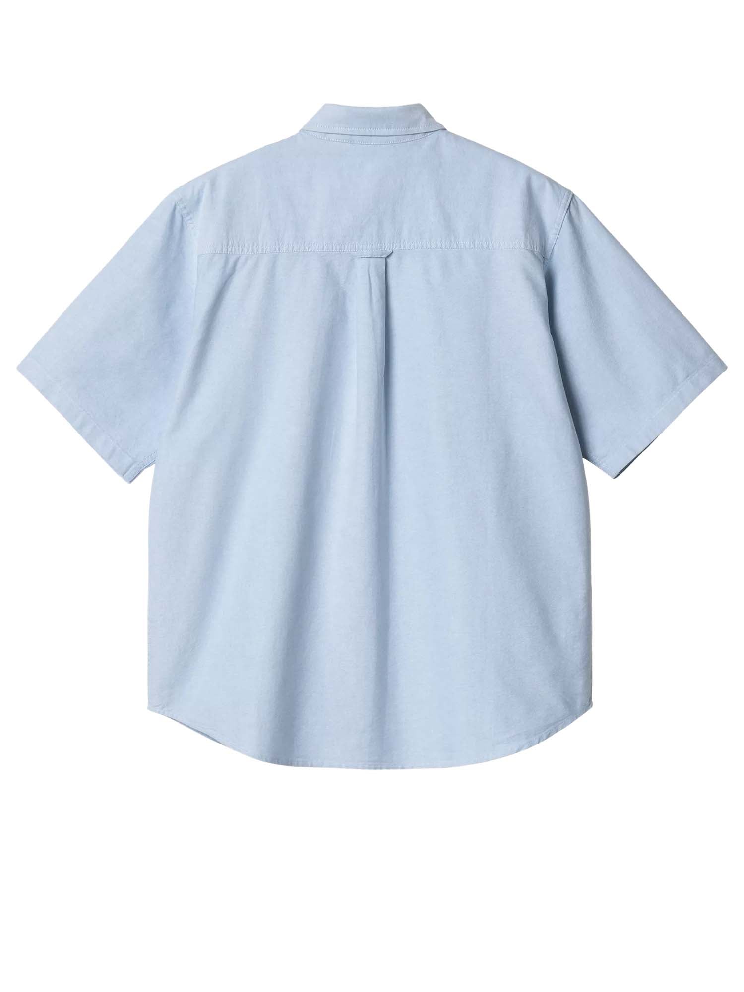 Carhartt Wip S/S Braxton Shirt Azzurro