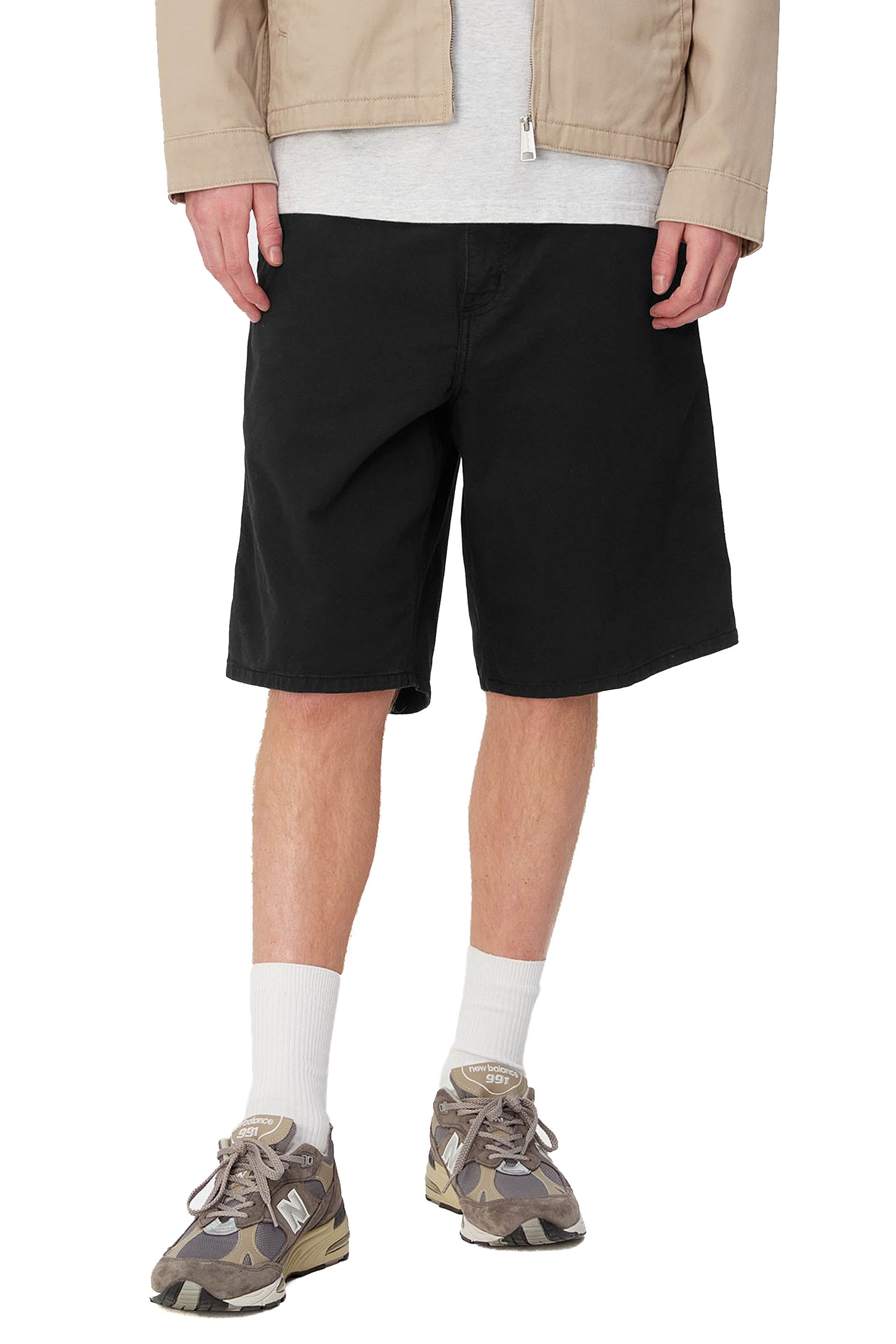 Carhartt Wip Single Knee Short Nero