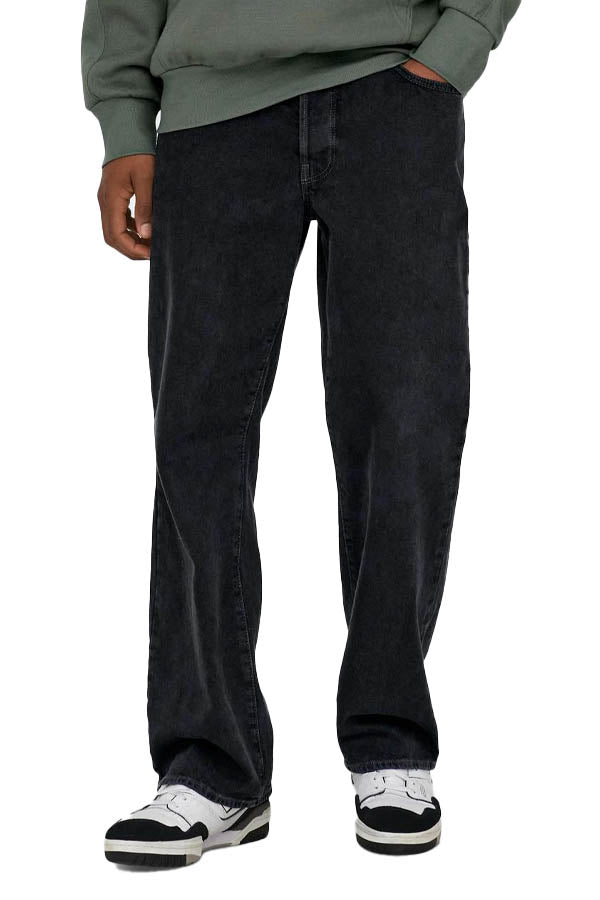 Only & Sons LOOSE FIT JEANS Nero