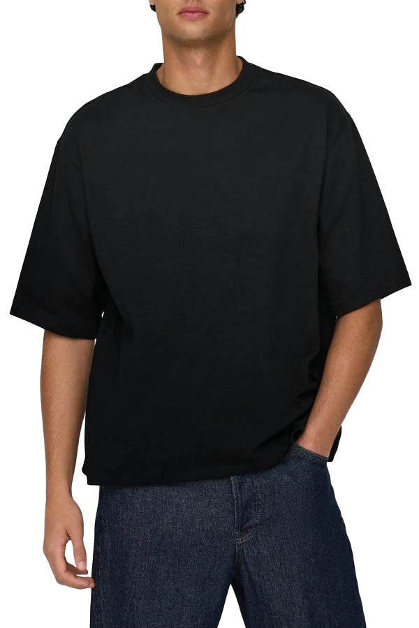 Only & Sons O-Neck T-Shirt Nero