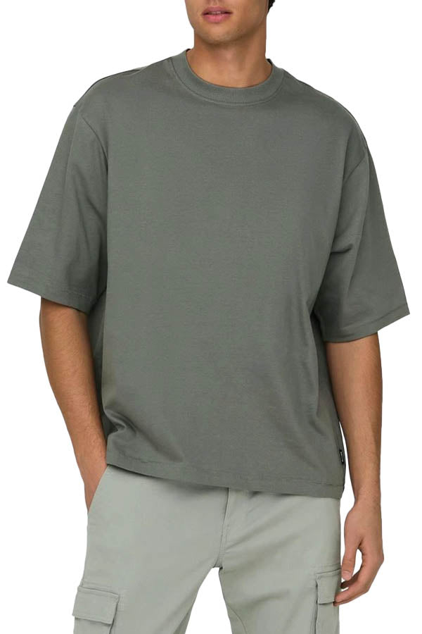 T-SHIRT Grigio Only & Sons