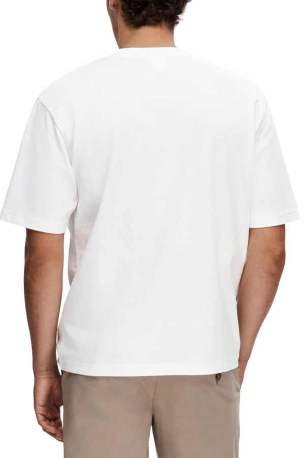 Selected T-shirt Oscar Bianco