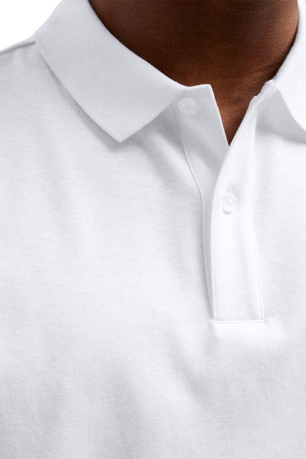 Selected SLHSLIM-TOULOUSE SS POLO Bianco