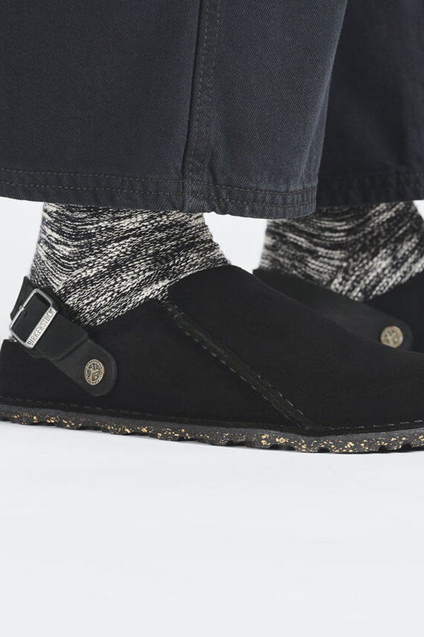 Birkenstock Lutry Premium Suede Nero