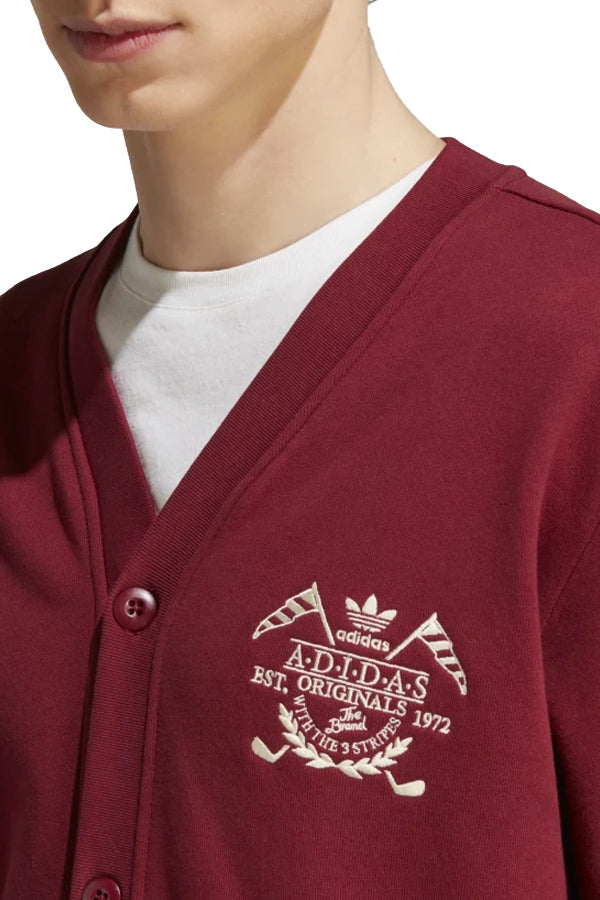 CARDIGAN Rossa Adidas