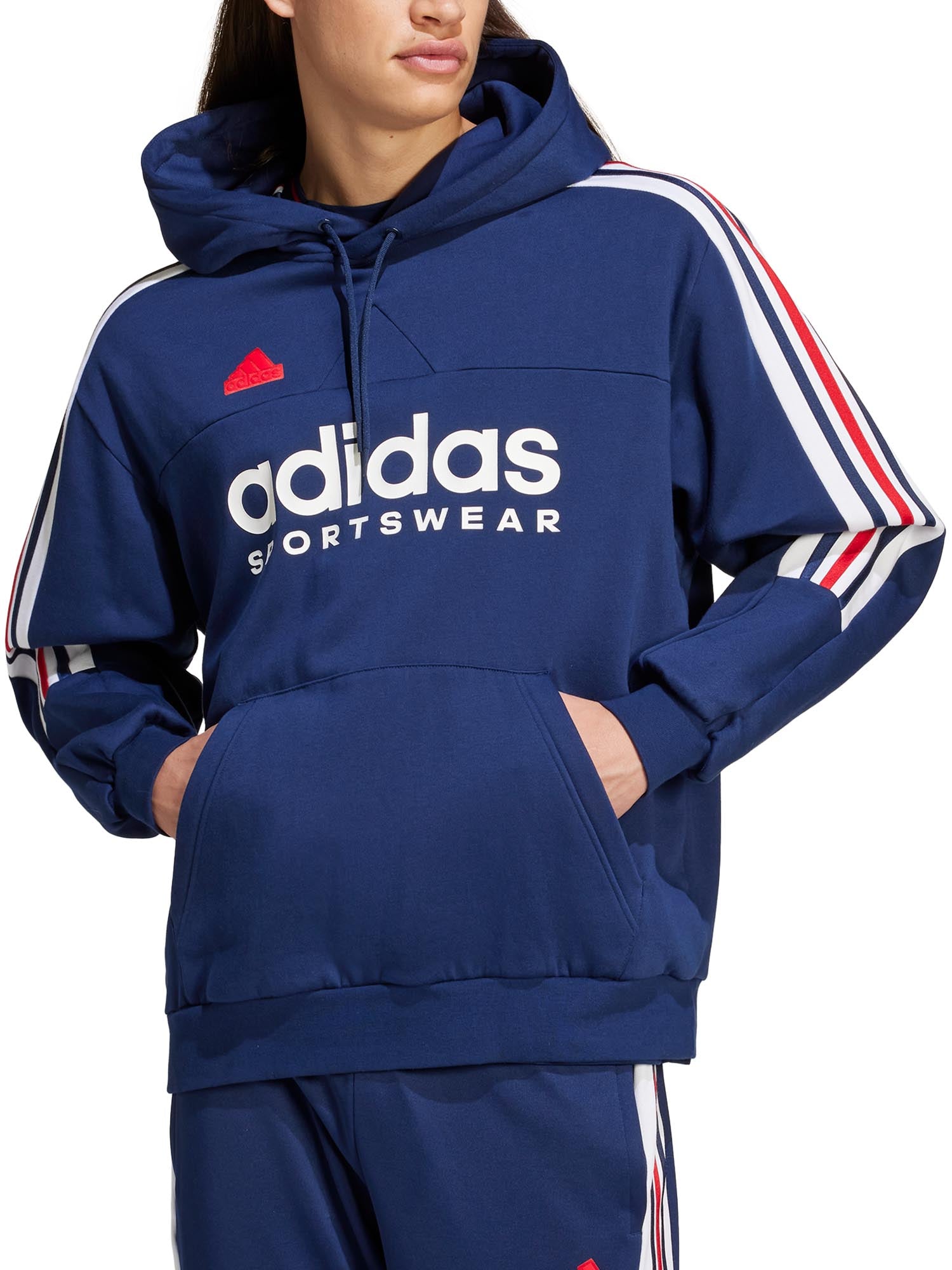 Adidas Felpa con cappuccio House of Tiro Nations Pack Blu