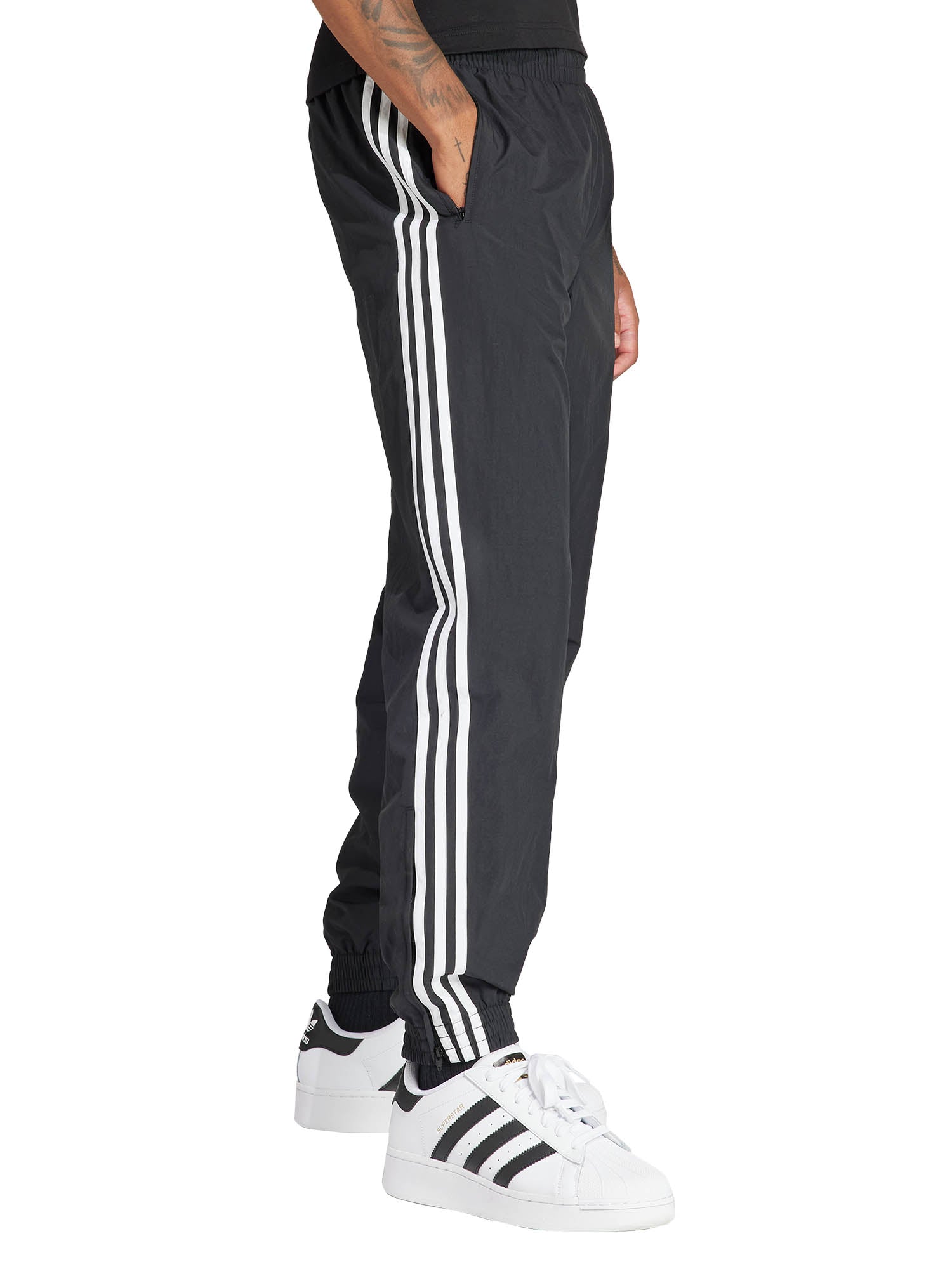 Adidas Track pants adicolor Woven Firebird Nero