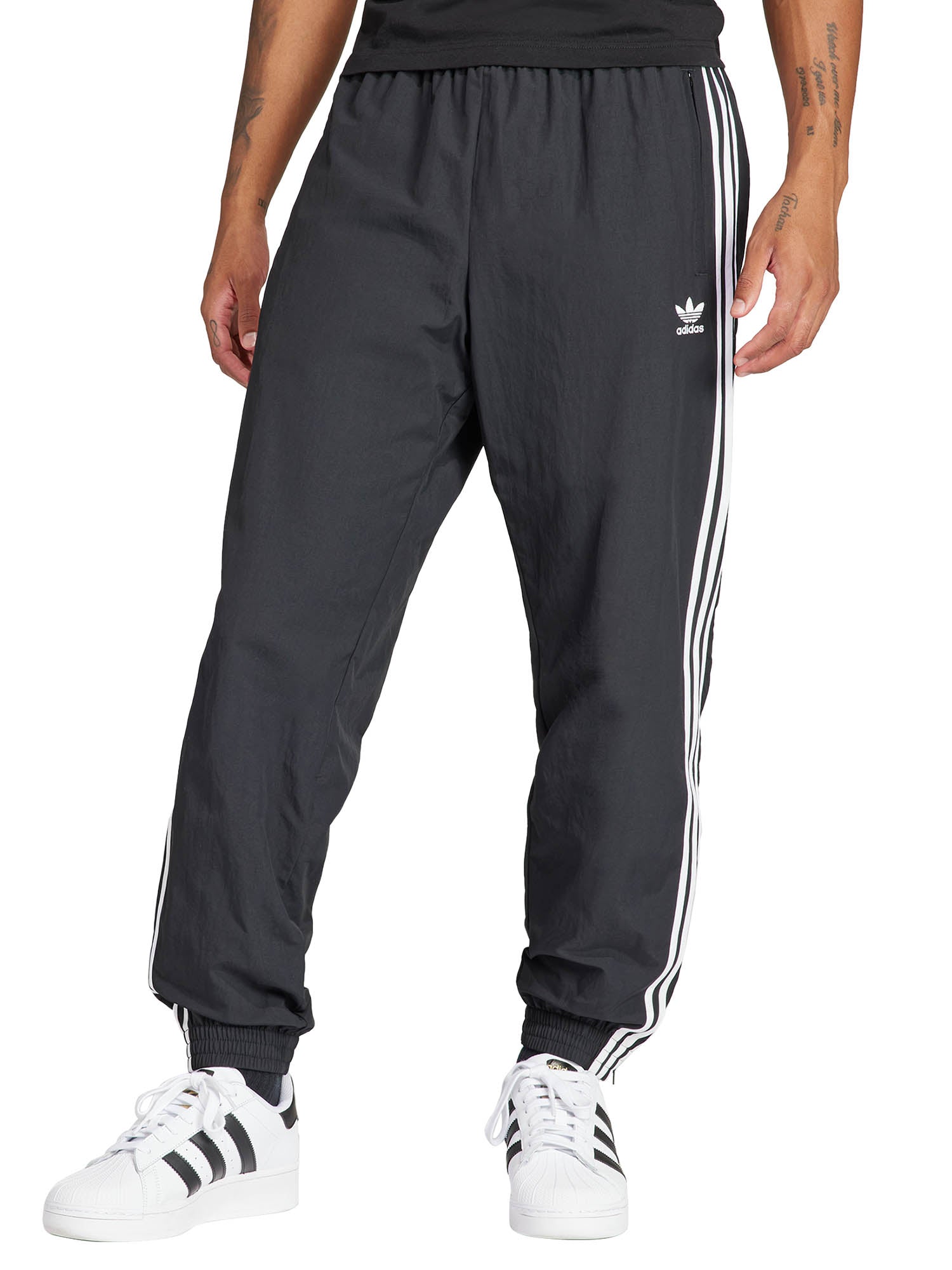 Adidas Track pants adicolor Woven Firebird Nero