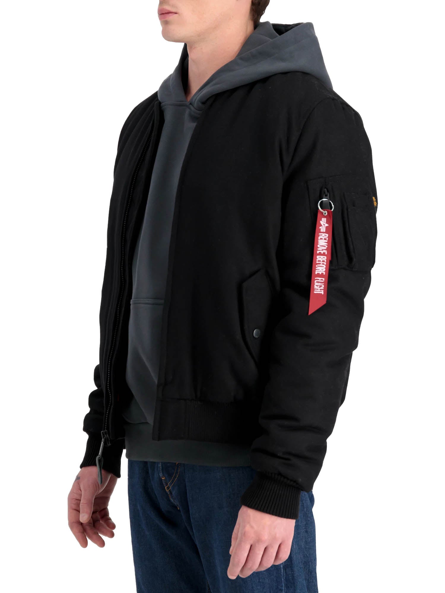 Alpha Industries Giacca MA-1 Wool Nero