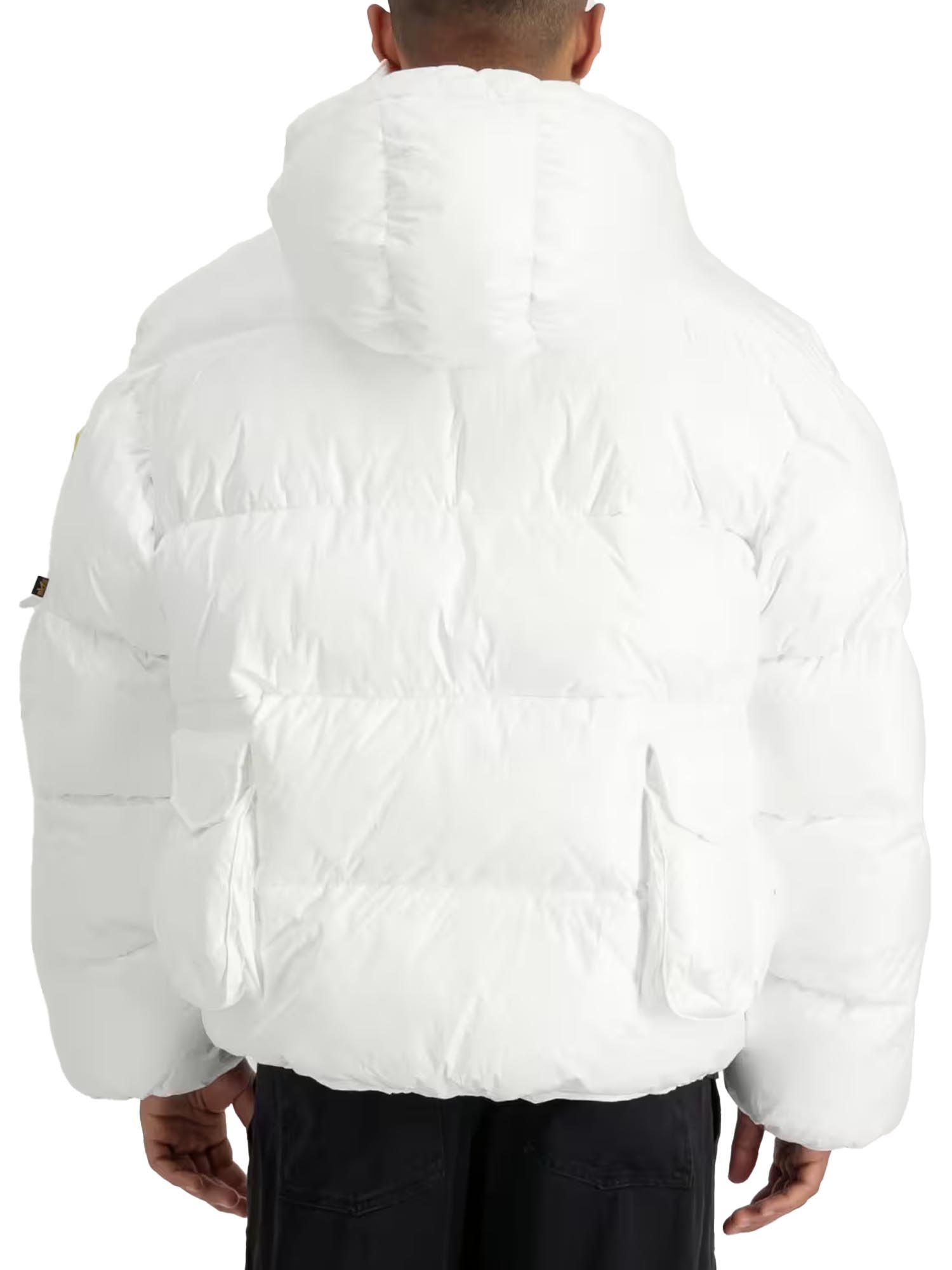 Alpha Industries NASA Puffer Artemis Bianco