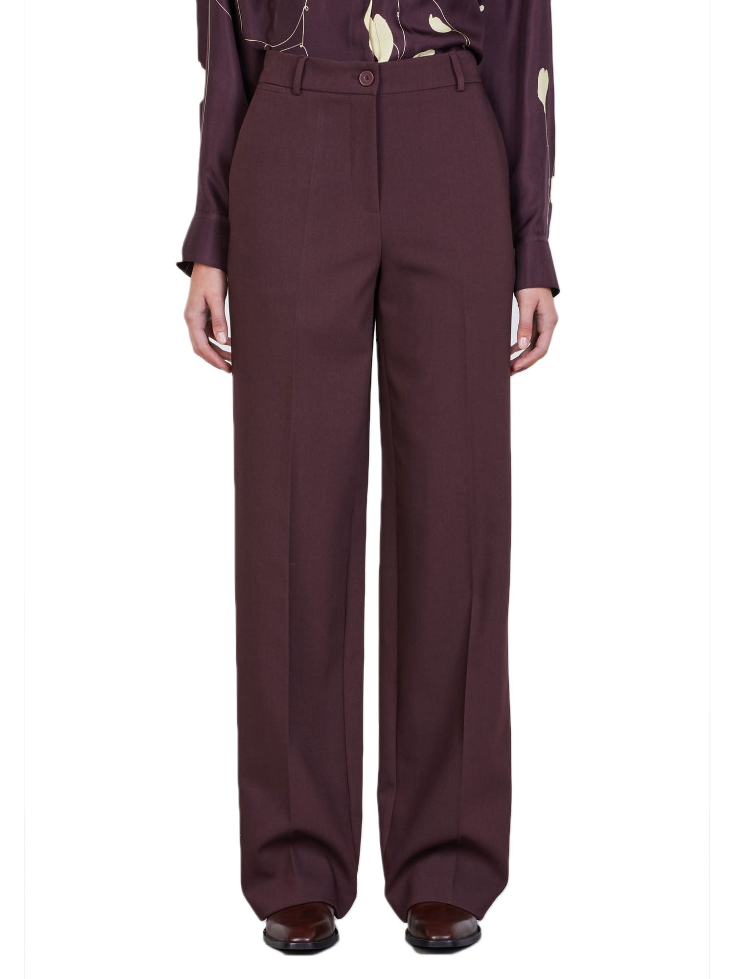 Alysi Pantalone Urban Daily Dritto Bordeaux