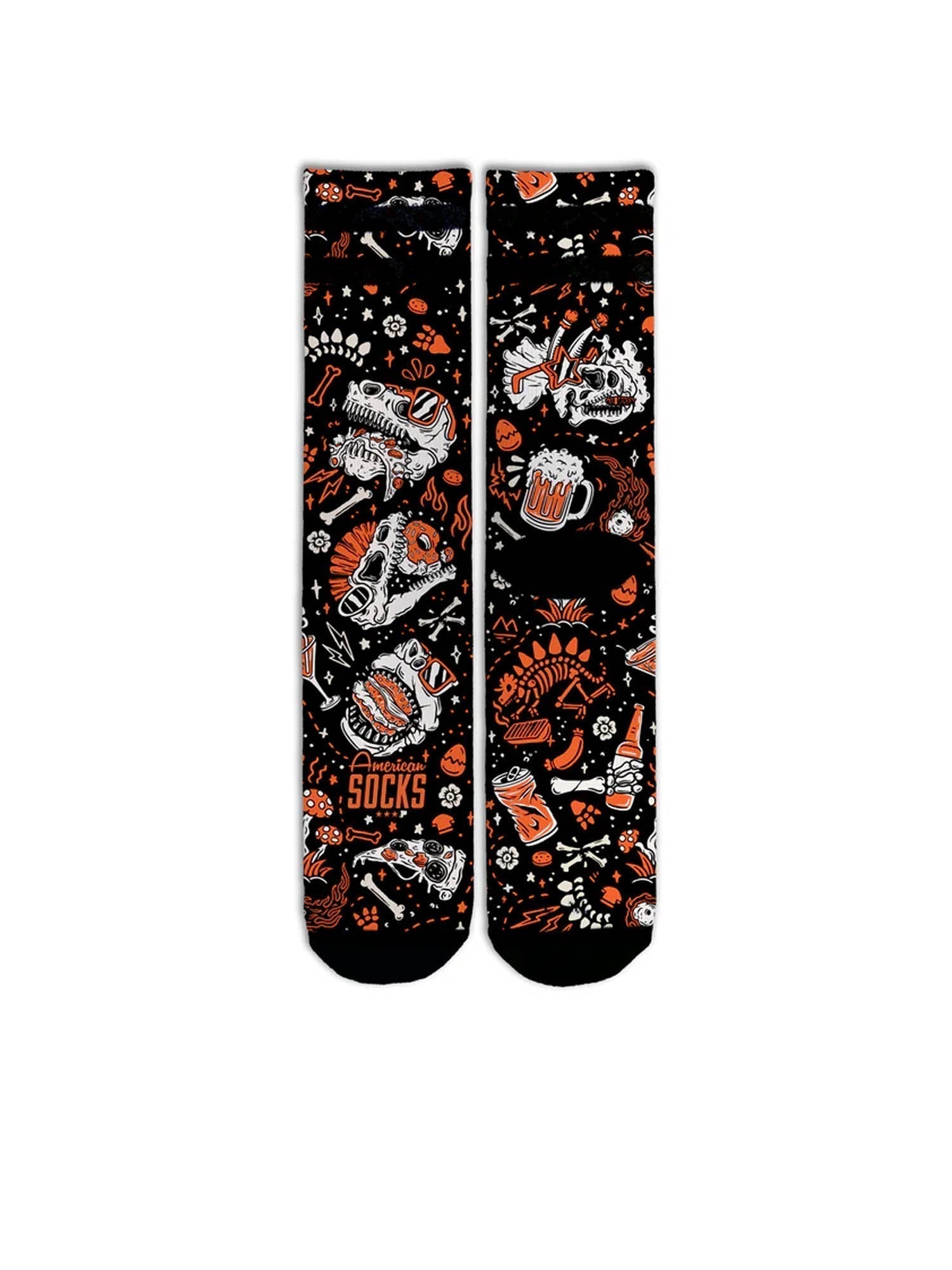 American Socks Calze Slick Dinos Multicolore