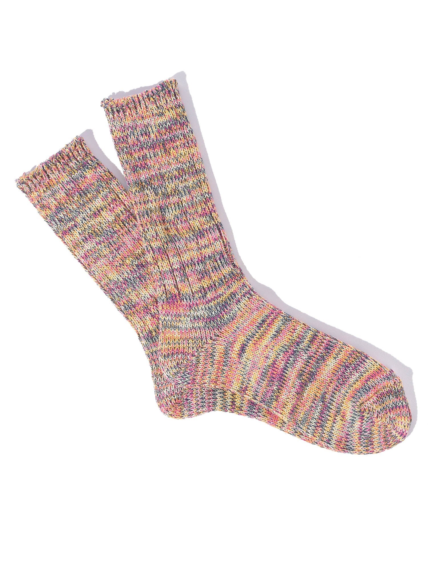 5 Color Mix Crew Socks