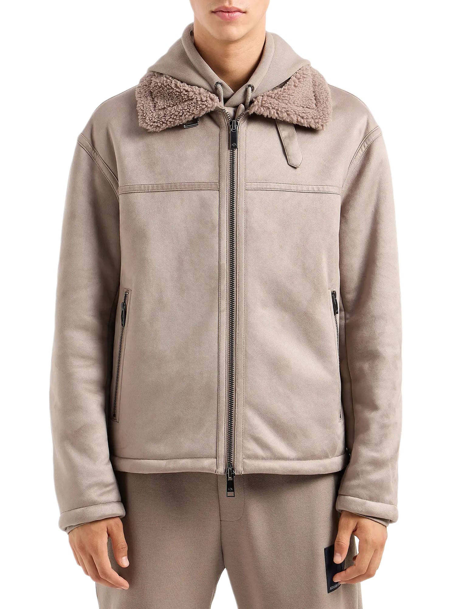 Armani Exchange Blouson Jacket Armani Exchange Beige