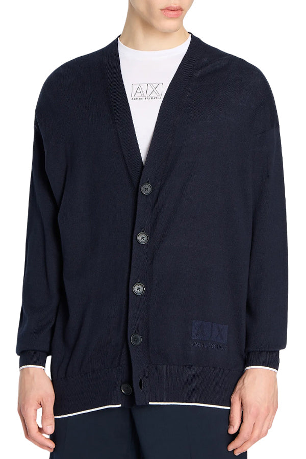 CARDIGAN Blu Armani Exchange