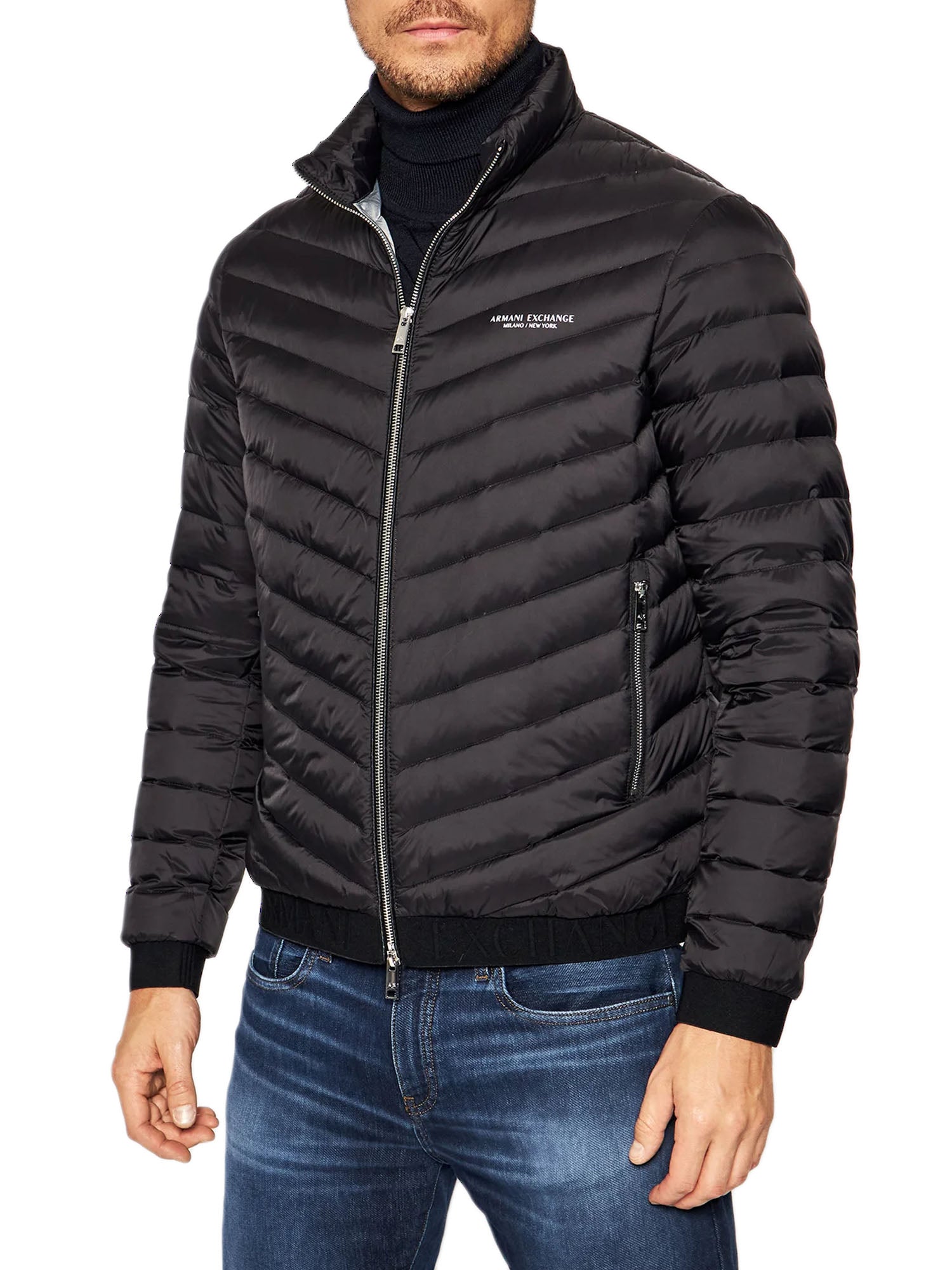 Armani Exchange Down Jacket Nero