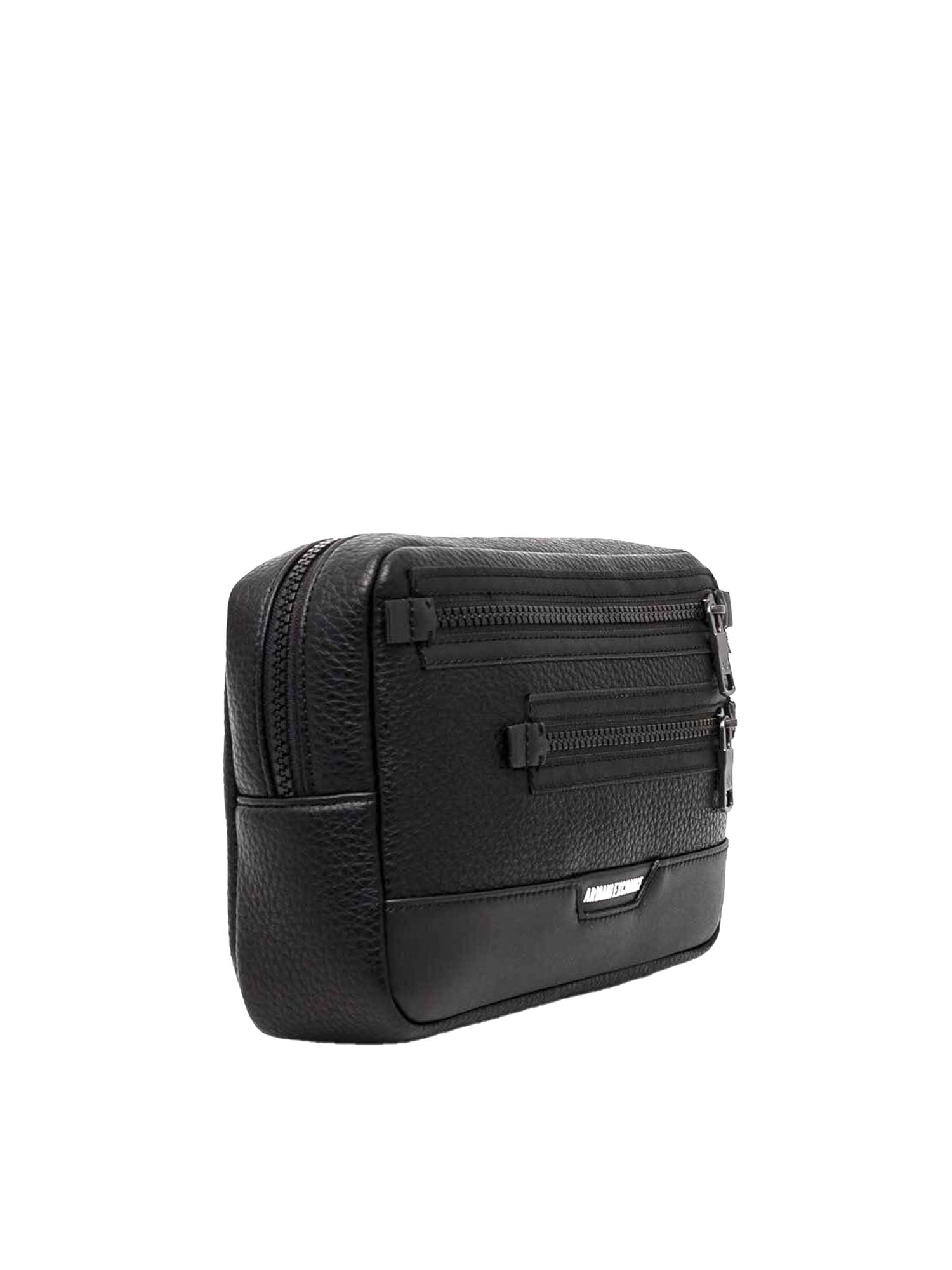 Armani Exchange Man Beauty Bag Nero