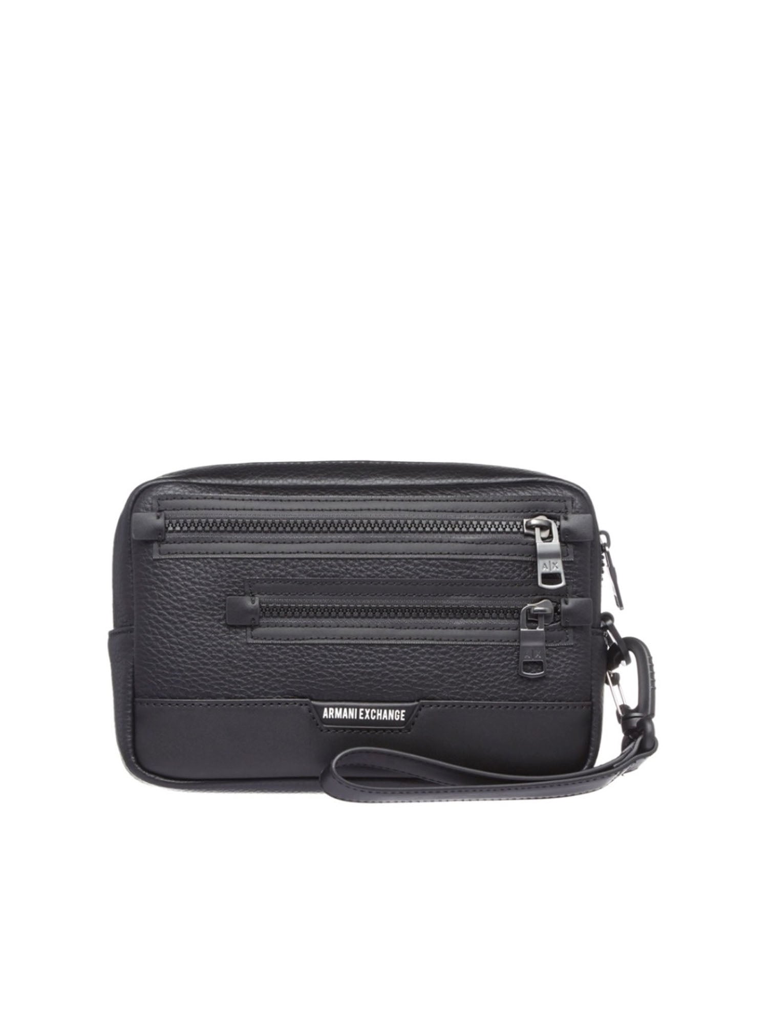 Armani Exchange Man Beauty Bag Nero