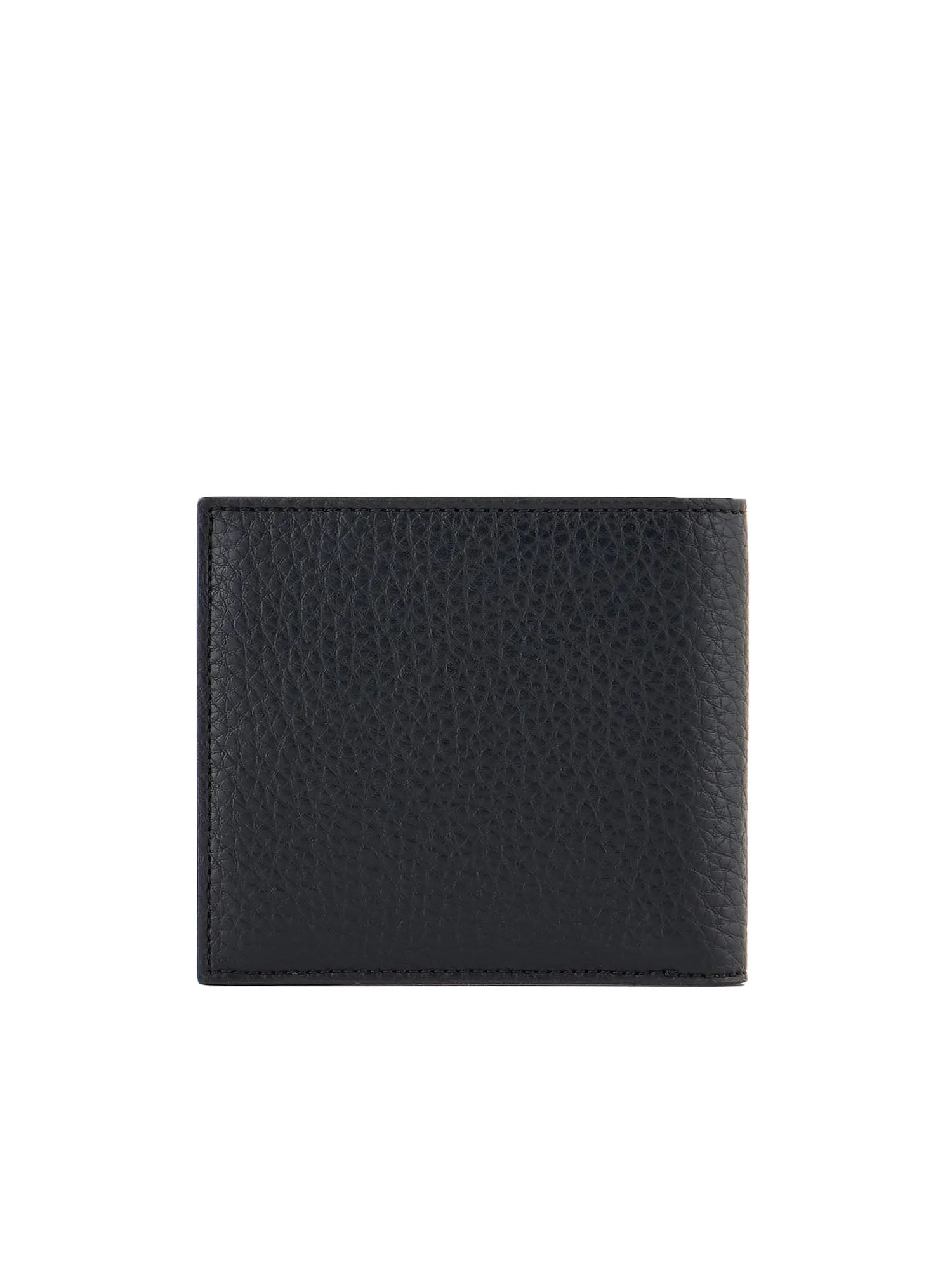 Armani Exchange Man Bifold W/Coin Nero