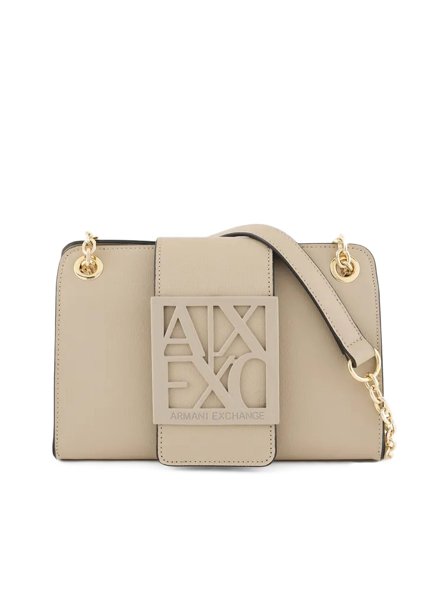 Armani Exchange Woman Mini Bag Beige