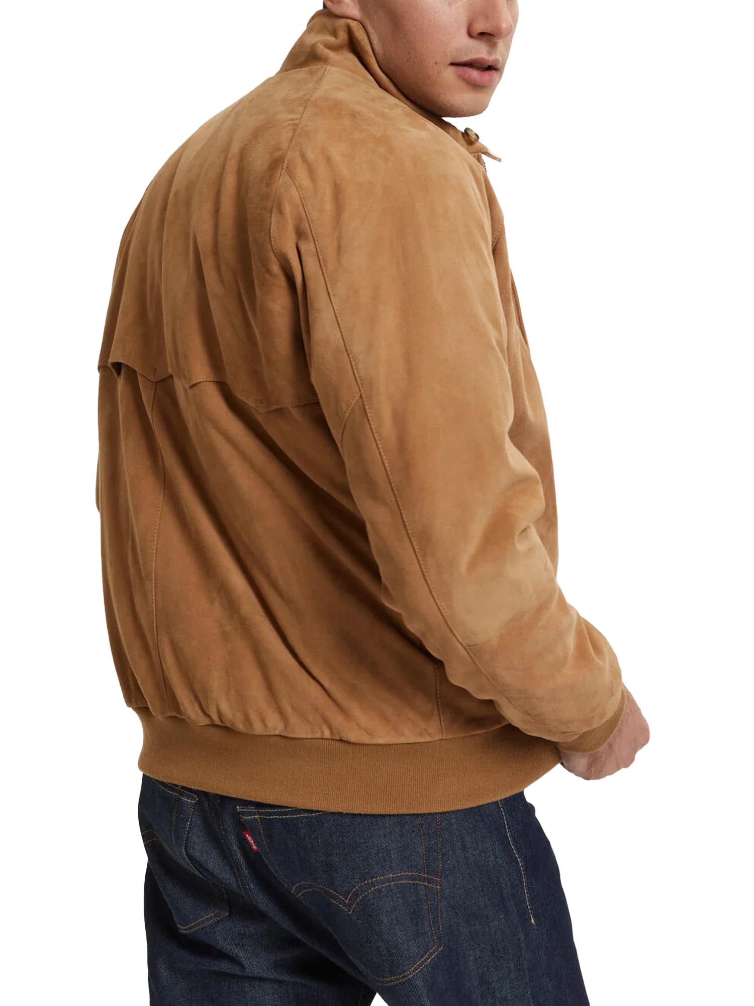 Baracuta G9 Suede Invernale Marrone