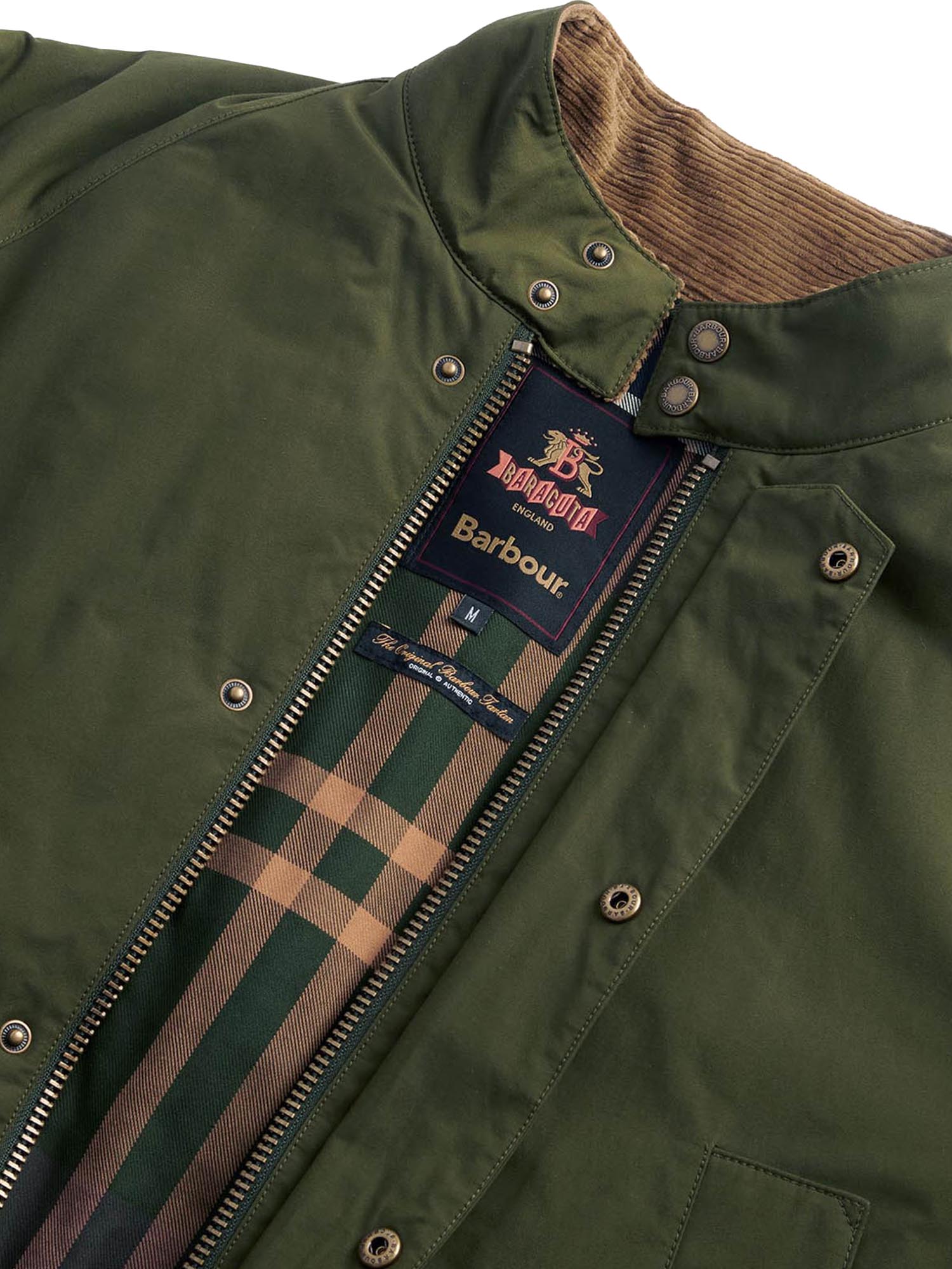 Baracuta Giacca casual oversize Bedale Barbour x Baracuta Verde