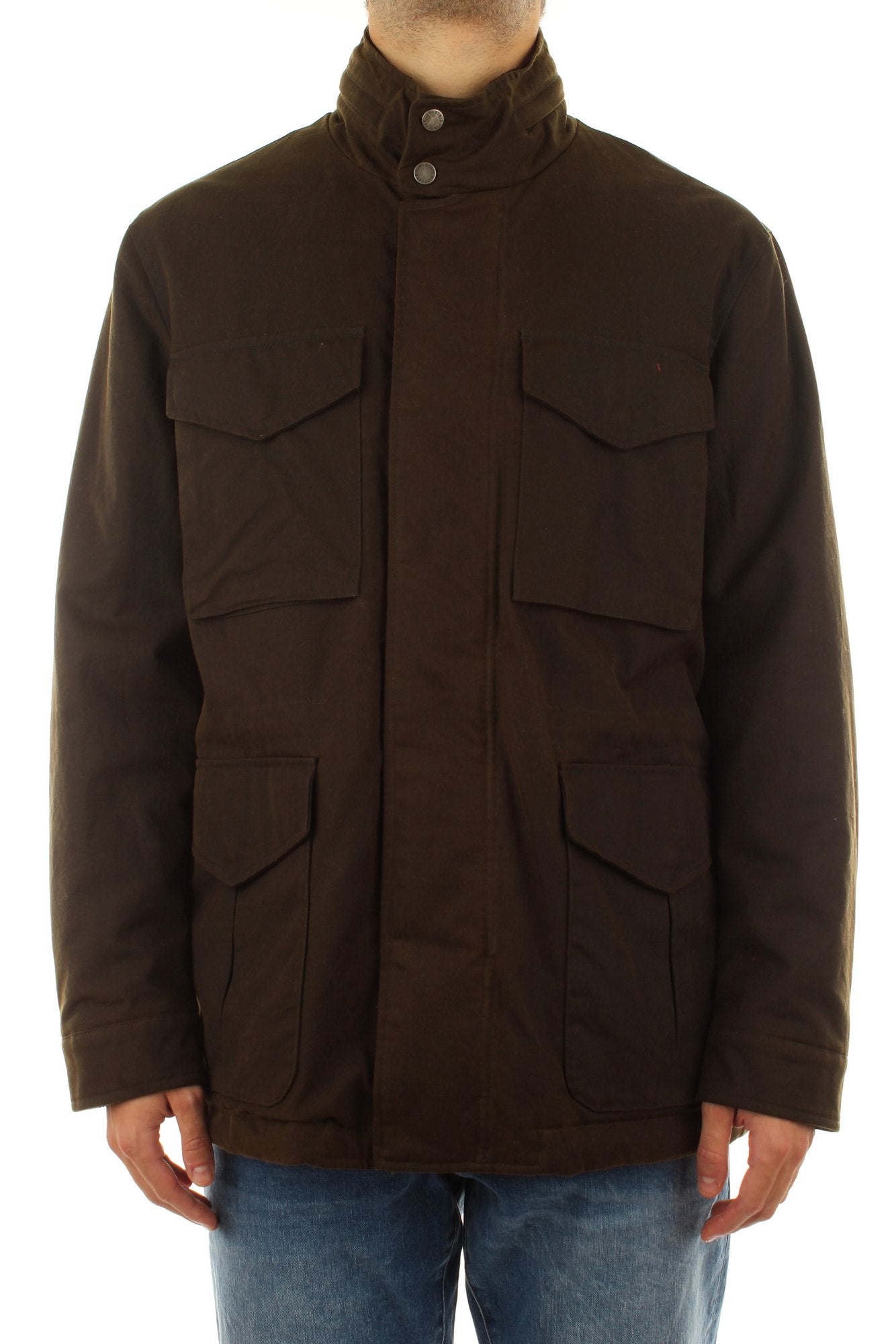 Baracuta Giacca cerata Field Marrone