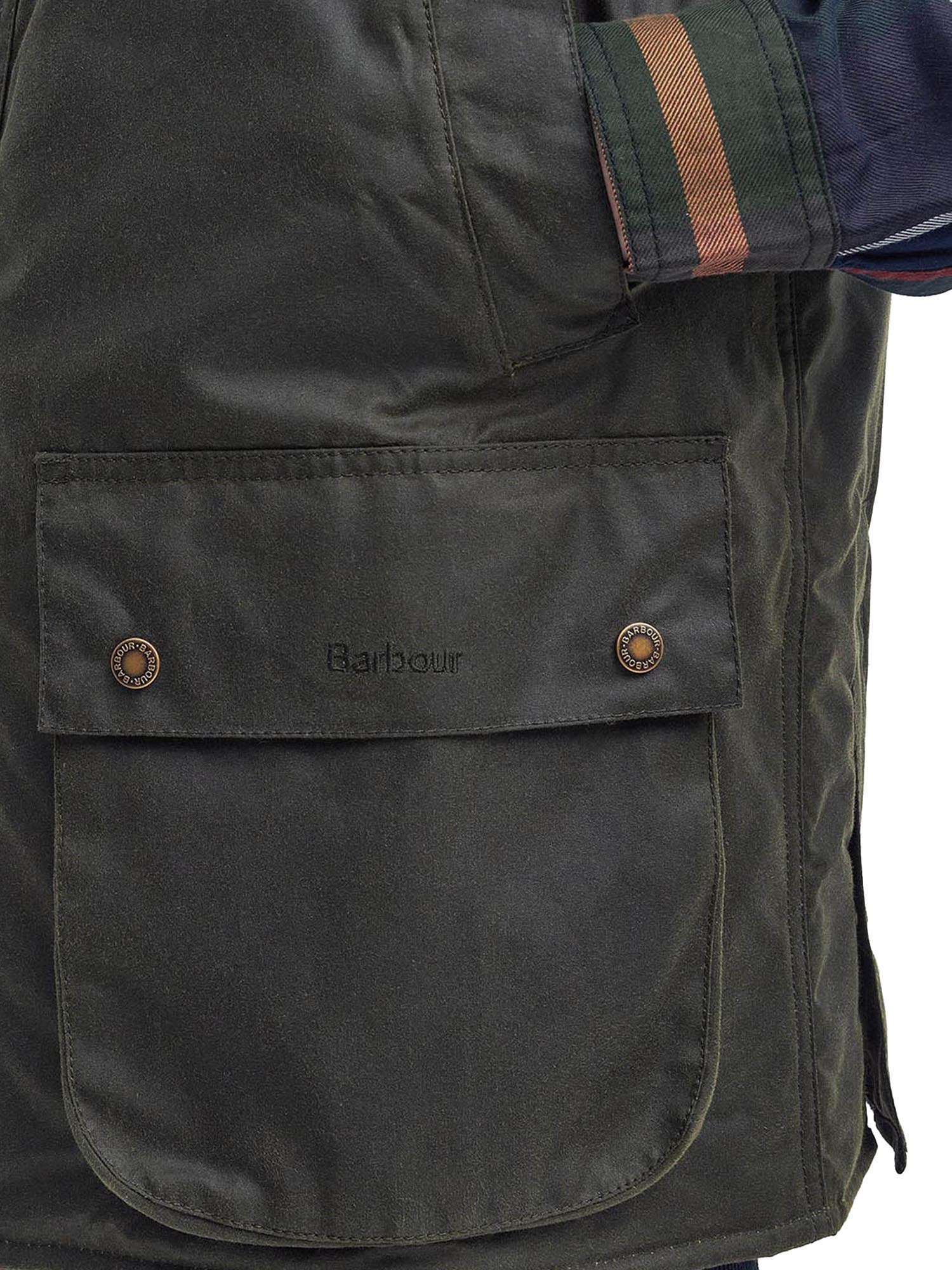 Baracuta Gilet cerato oversize Barbour x Baracuta Verde