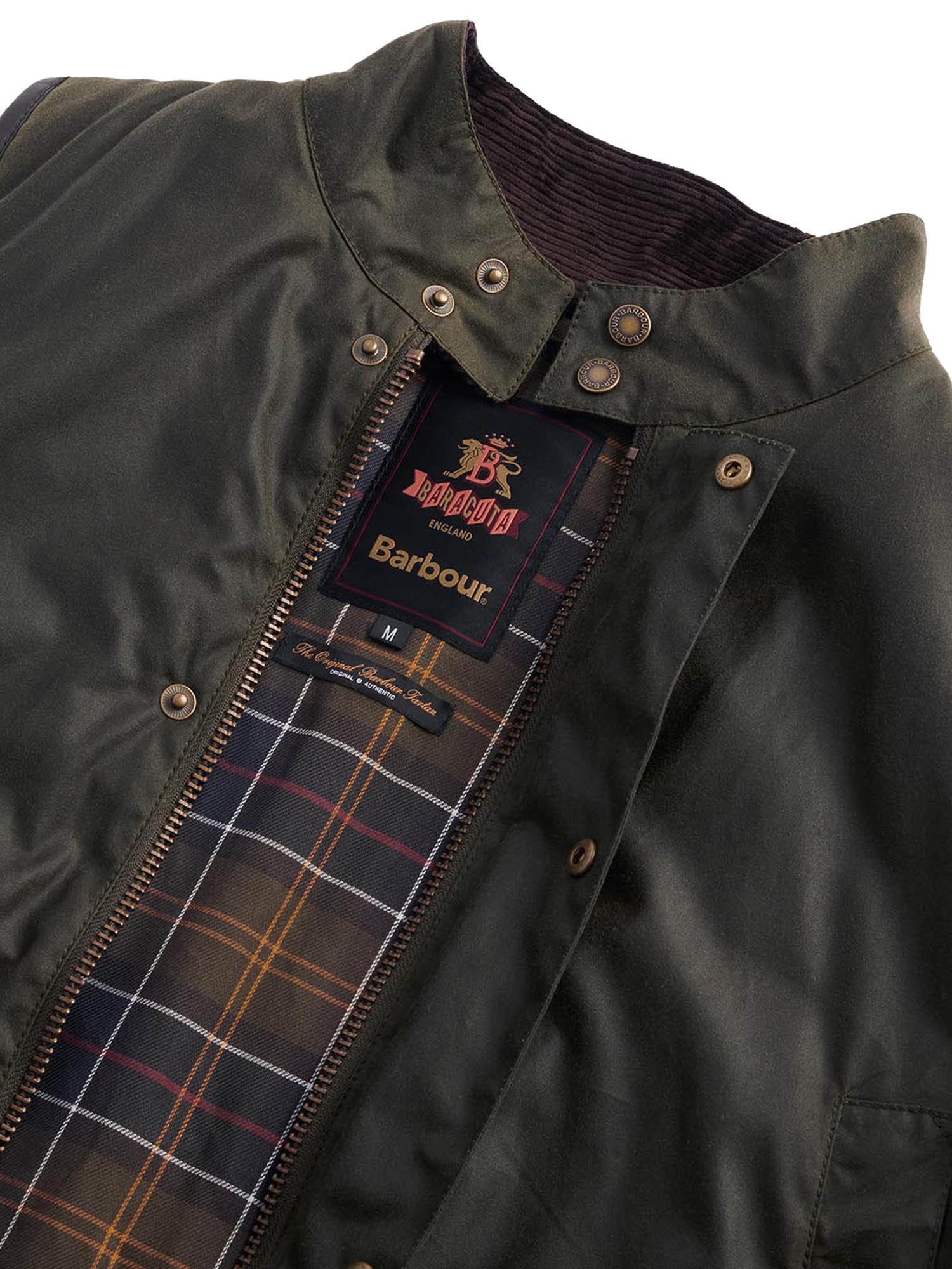 Baracuta Gilet cerato oversize Barbour x Baracuta Verde