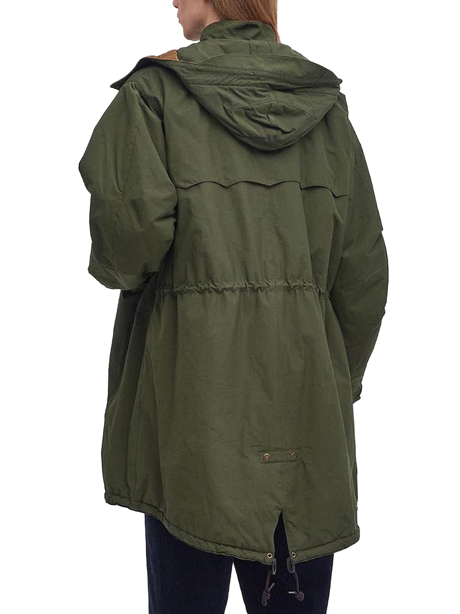 Baracuta Parka casual in stile mod Barbour x Baracuta Verde