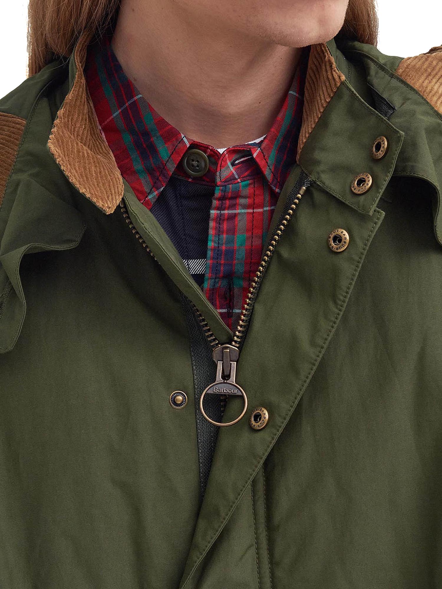 Baracuta Parka casual in stile mod Barbour x Baracuta Verde