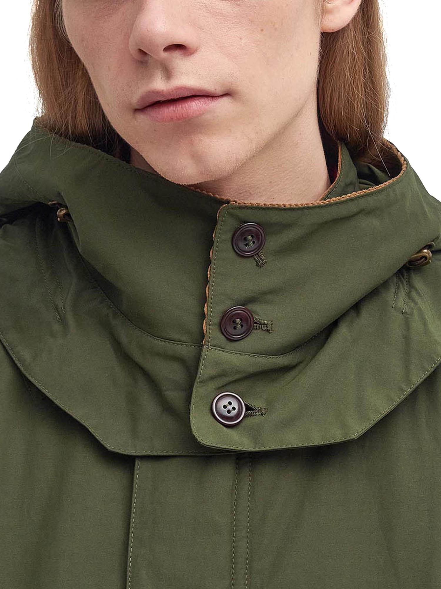 Baracuta Parka casual in stile mod Barbour x Baracuta Verde