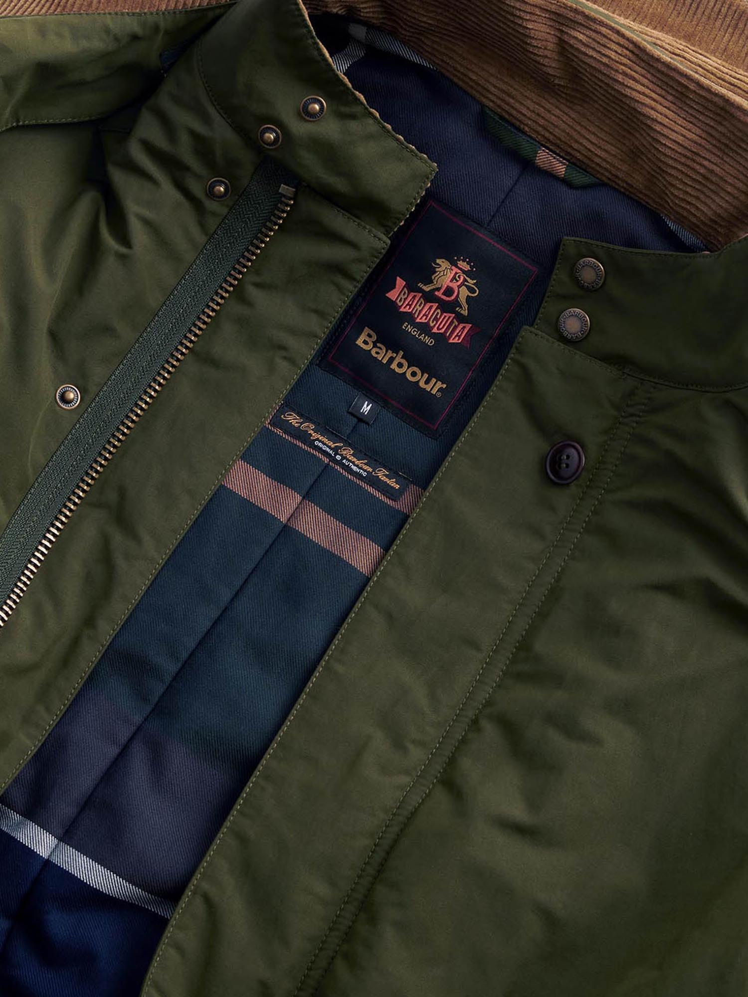 Baracuta Parka casual in stile mod Barbour x Baracuta Verde