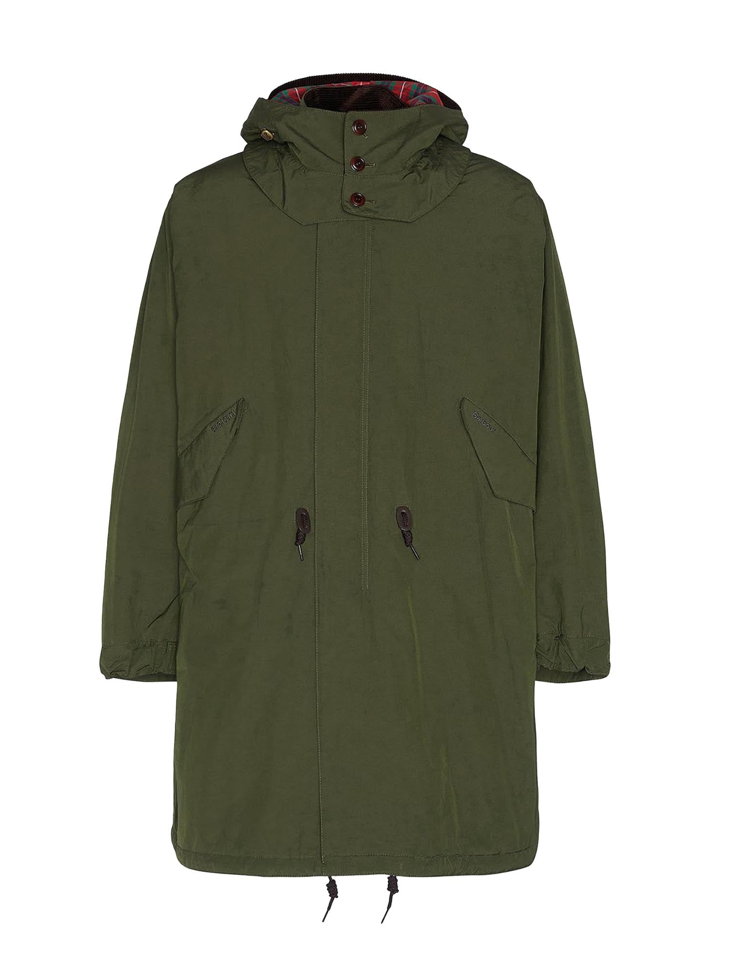 Baracuta Parka casual in stile mod Barbour x Baracuta Verde