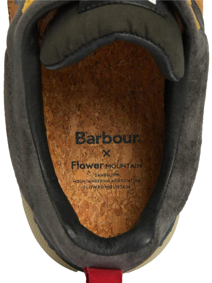 Barbour Barbour x Flower Mountain Back Country Uni Trainers Marrone