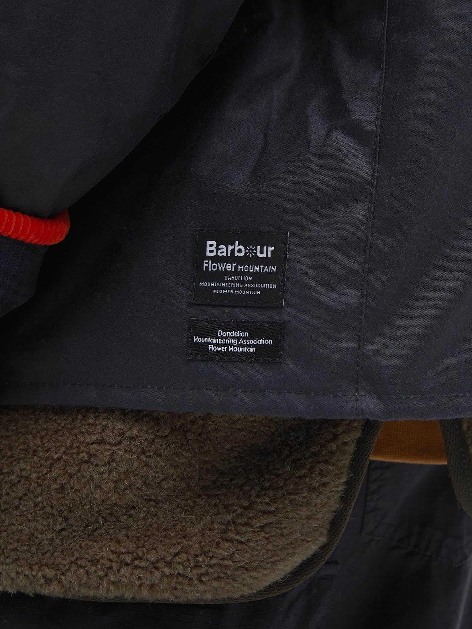 Barbour Barbour x Flower Mountain Oversized Transport Waxed Jacket Blu