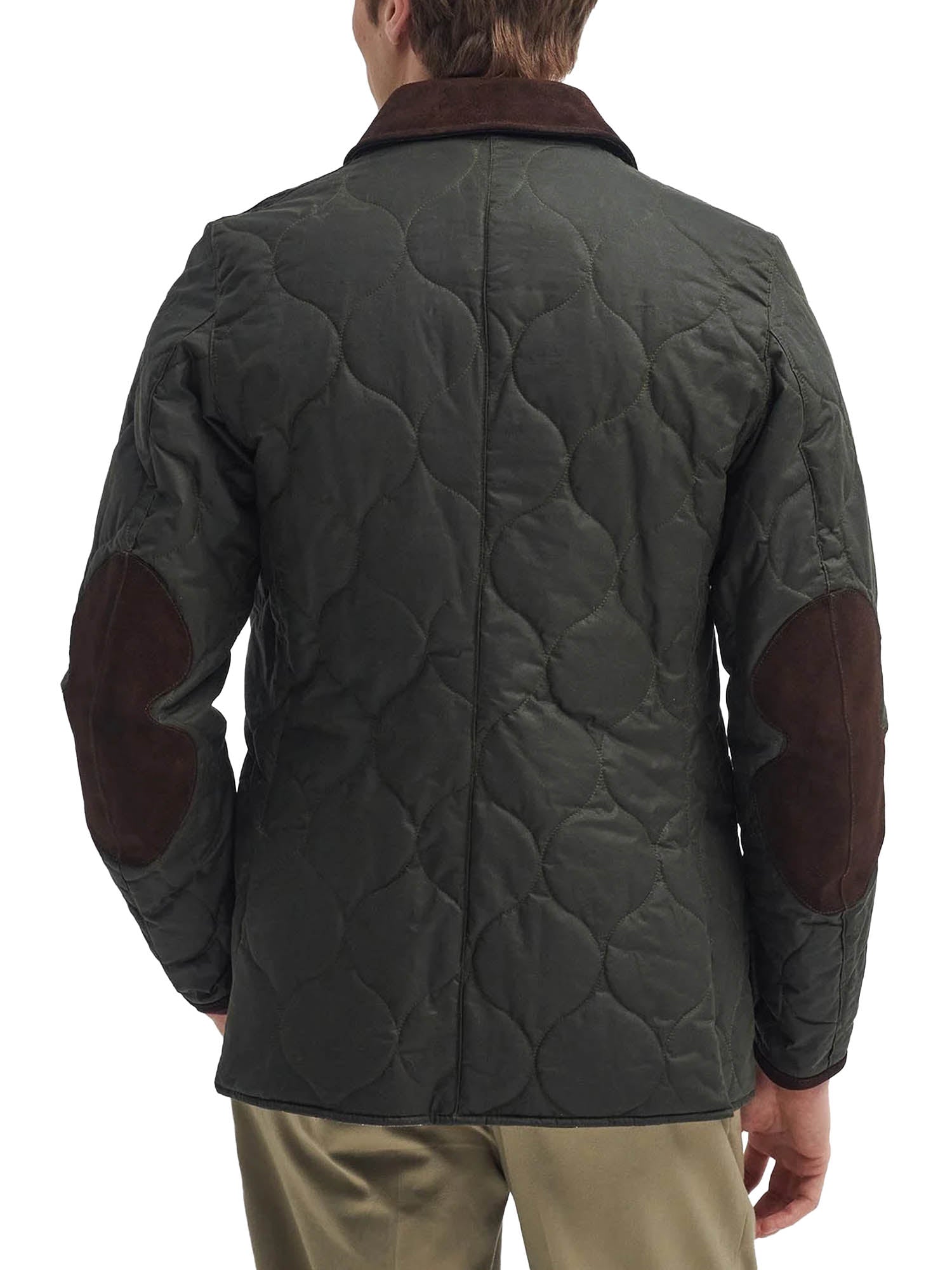 Barbour Barbour x TO KI TO Sporting Quilted Waxed Jacket Verde