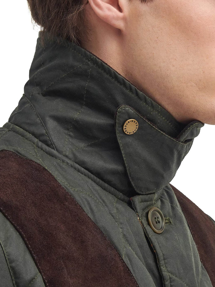 Barbour Barbour x TO KI TO Sporting Quilted Waxed Jacket Verde