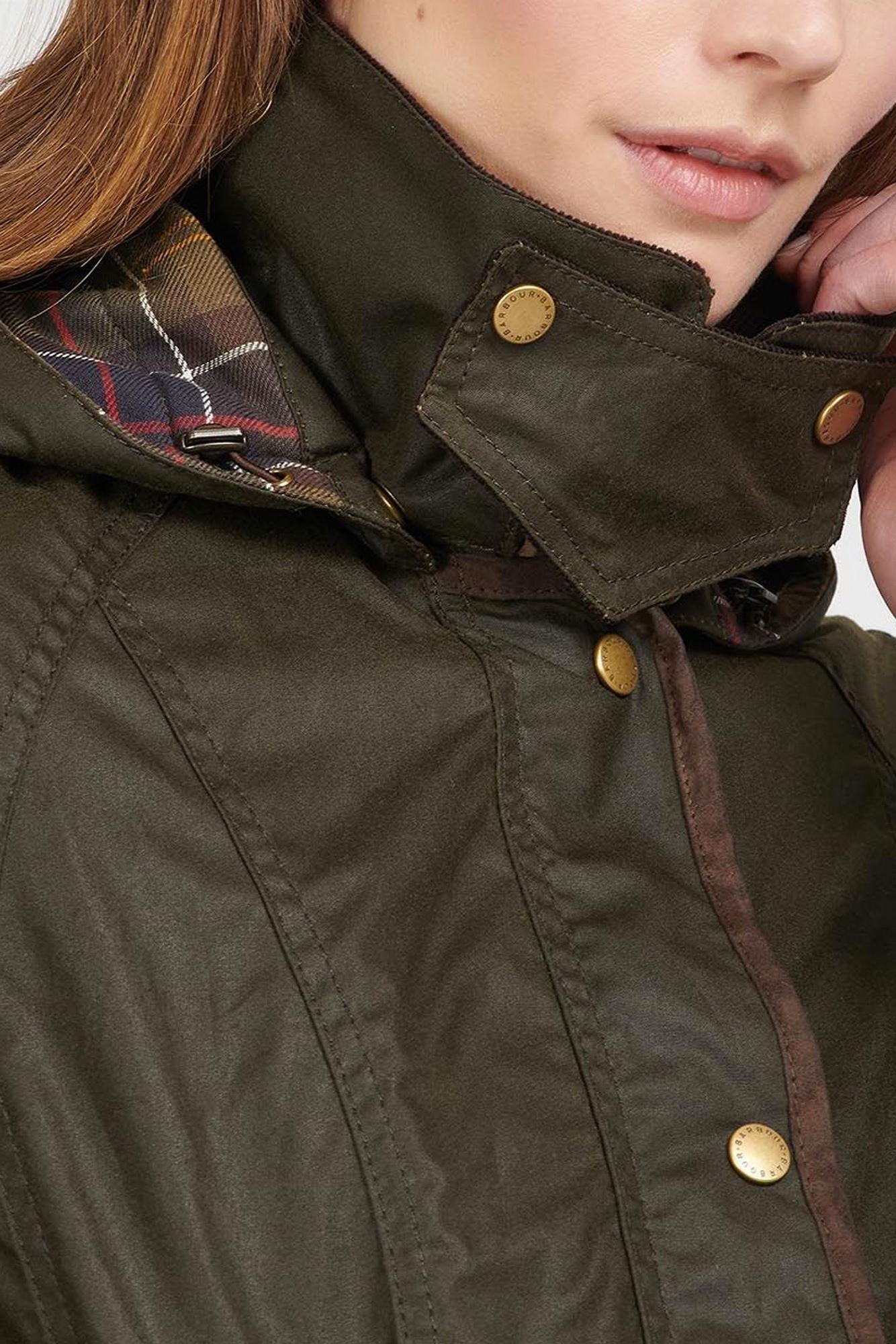 Barbour Giacca Bower Wax Verde