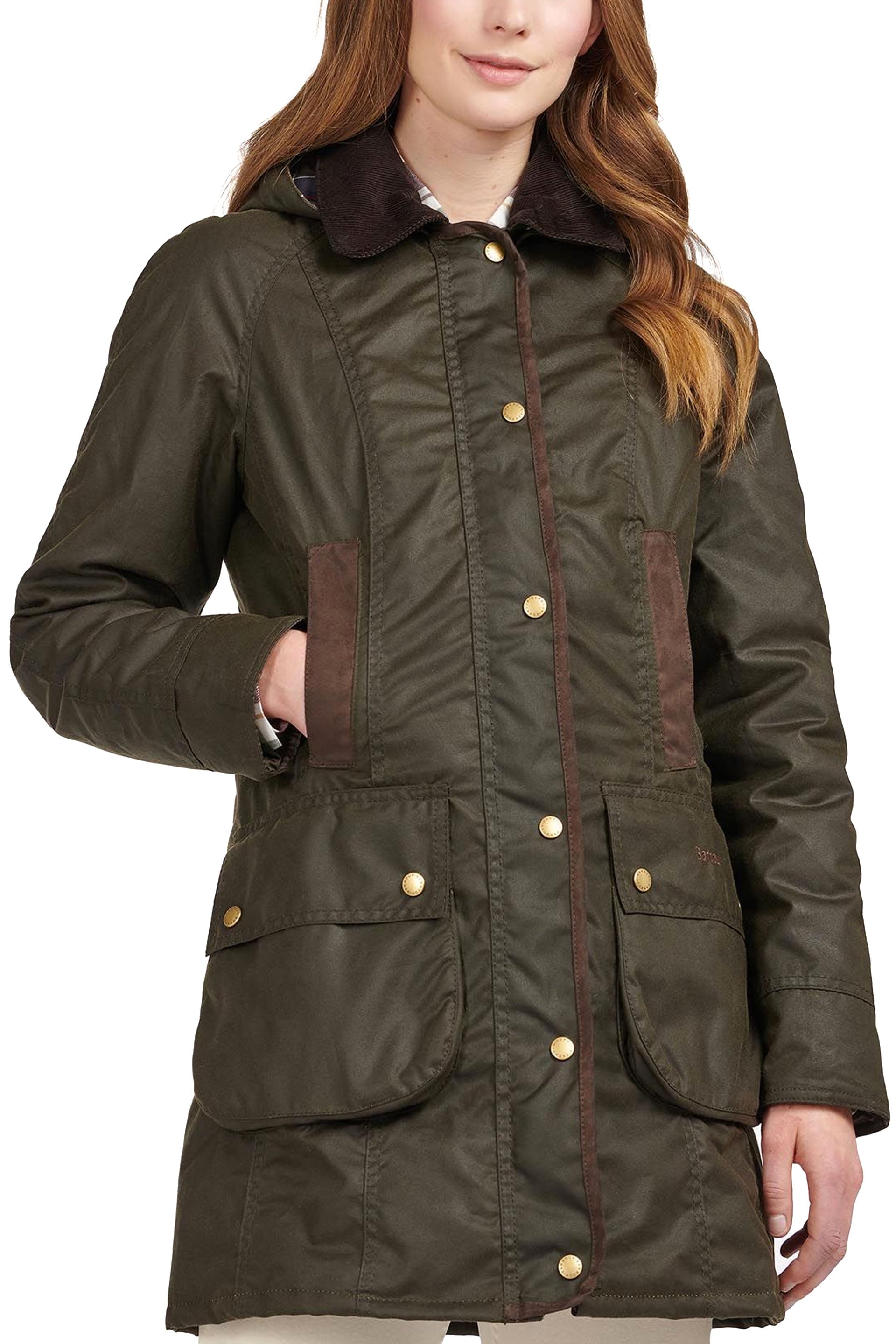 Barbour Giacca Bower Wax Verde