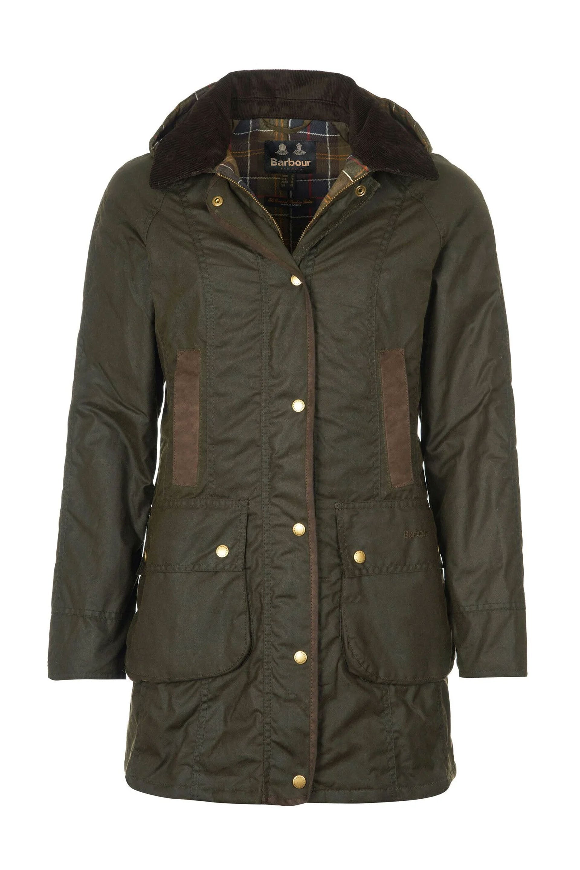 Barbour Giacca Bower Wax Verde