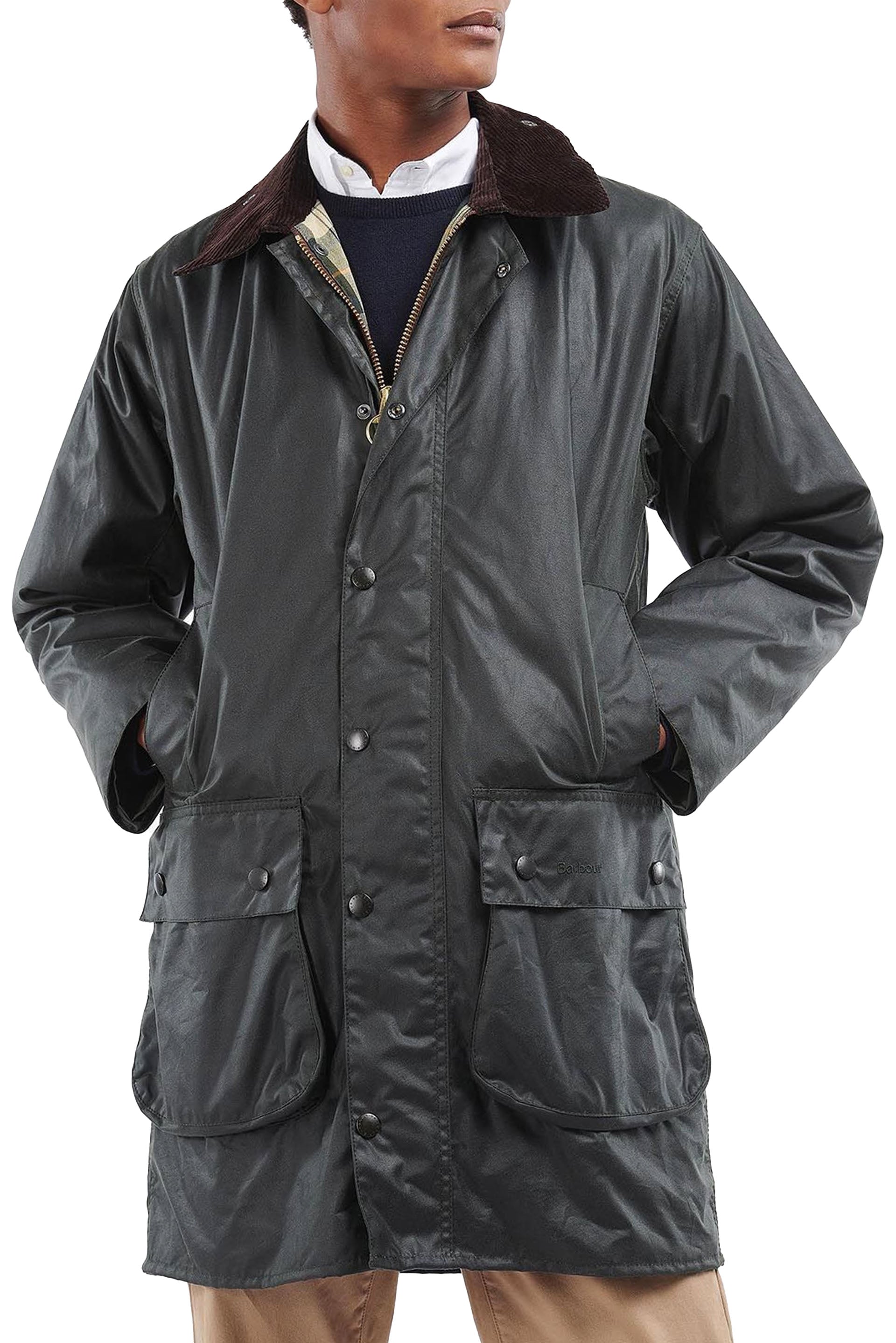 Barbour Border® waxed jacket Prezzo - Banana Benz