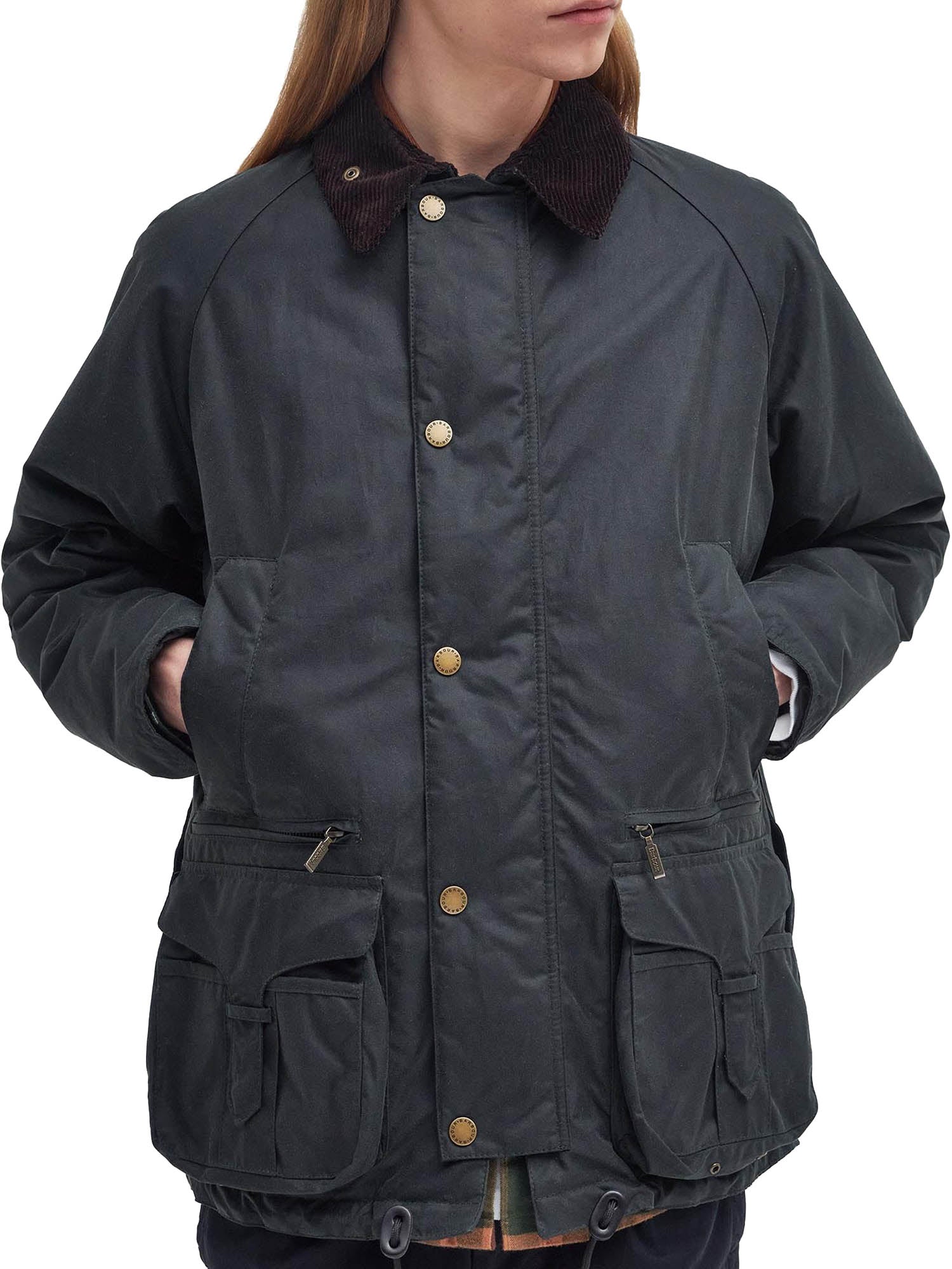 Barbour Giacca cerata Modified Beaufort Verde