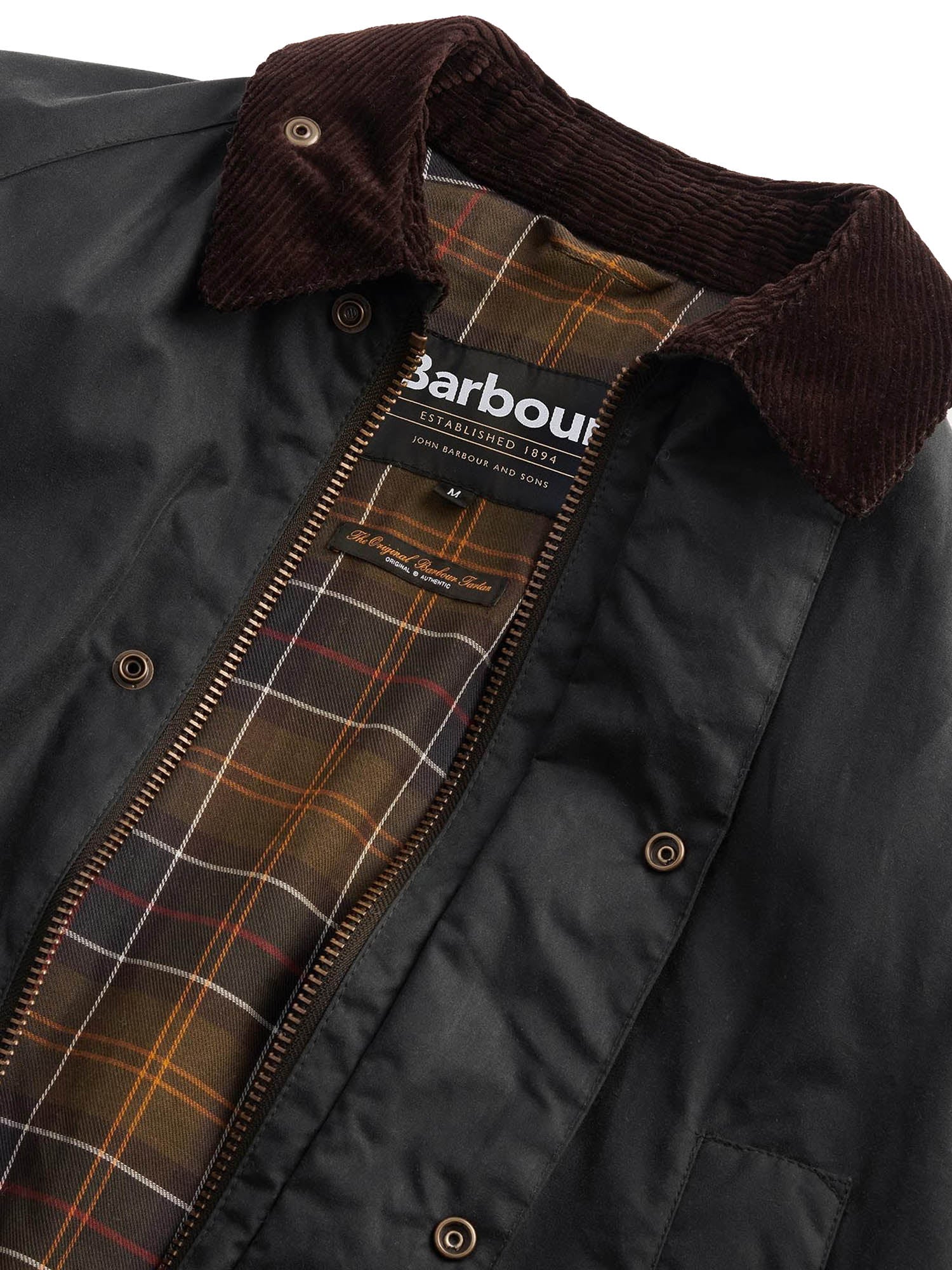 Barbour Giacca cerata Modified Beaufort Verde