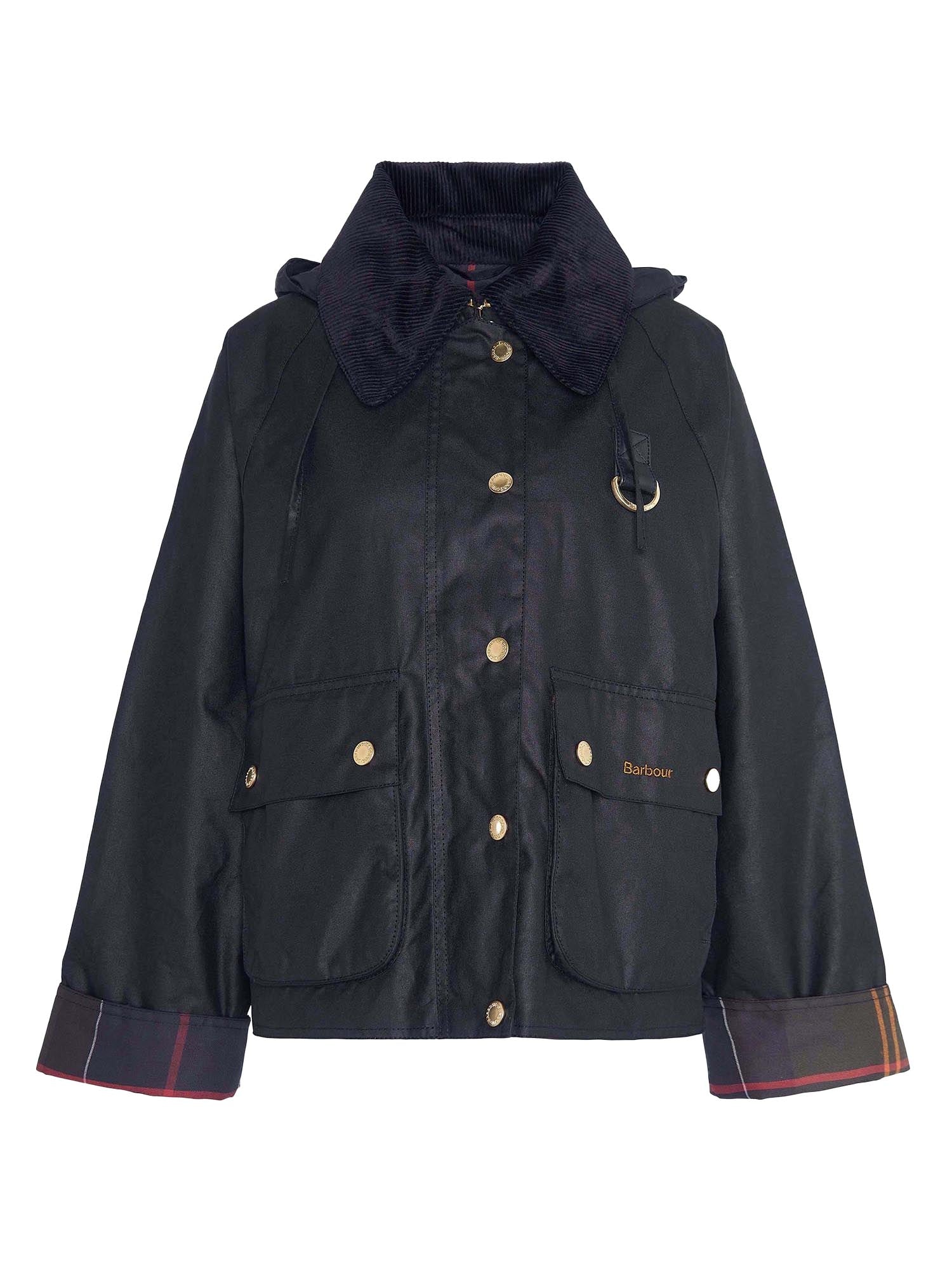 Barbour Giacca cerata Reighton Spey Nero