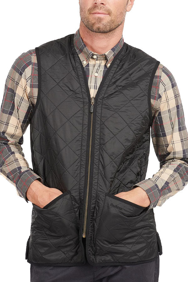 GILET Nero Barbour